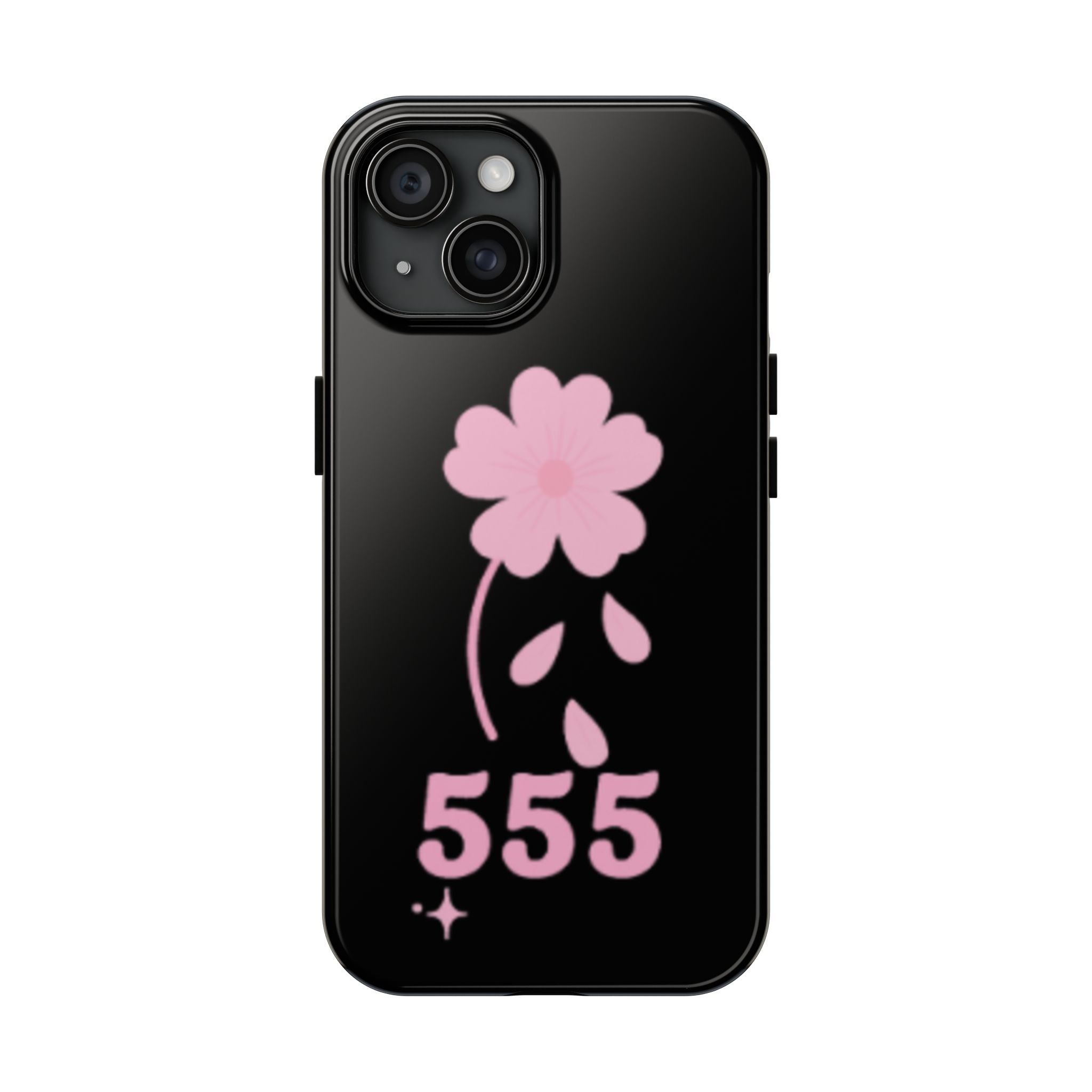 Black & Pink 555 Phone Case