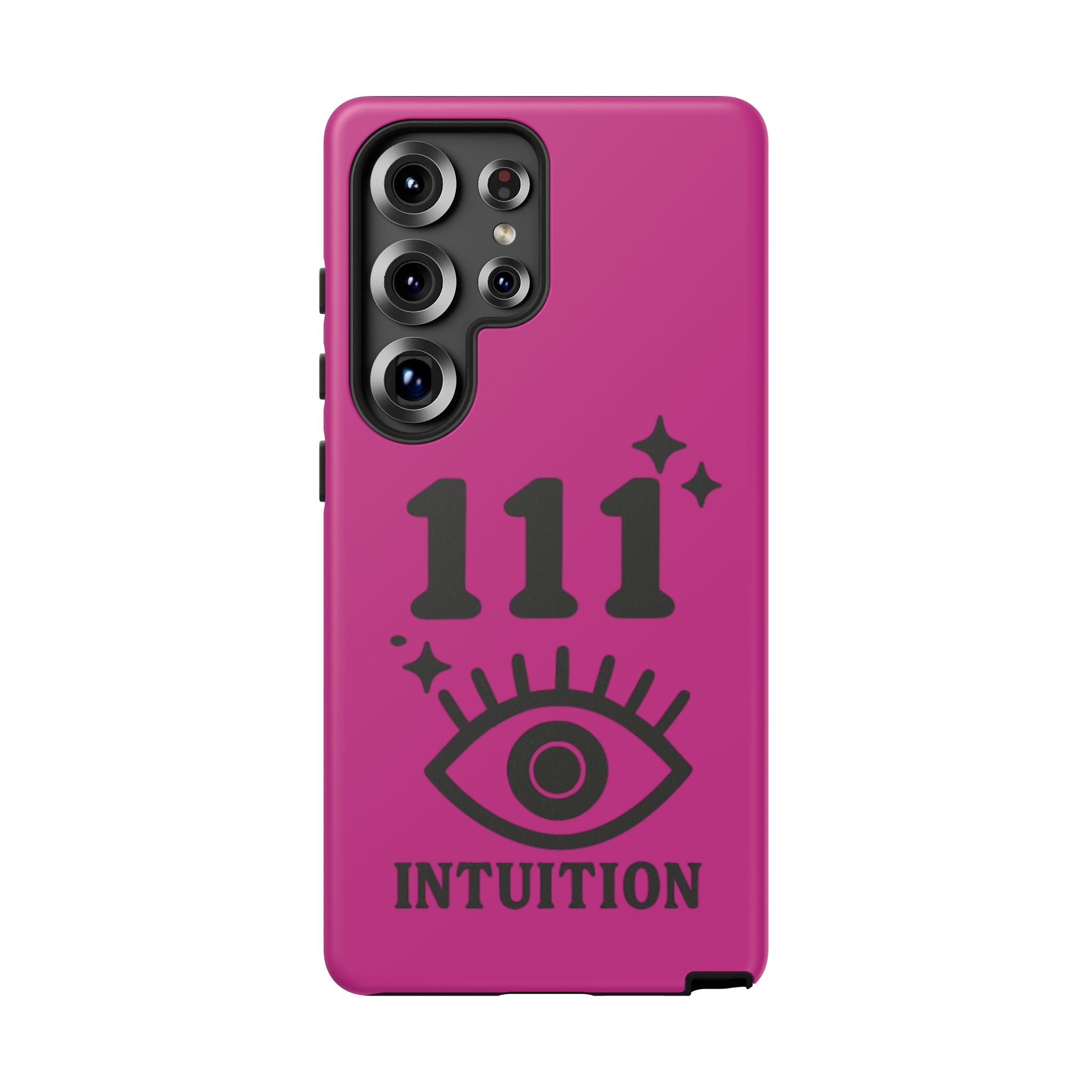 Black & Pink 111 Intuition Phone Case