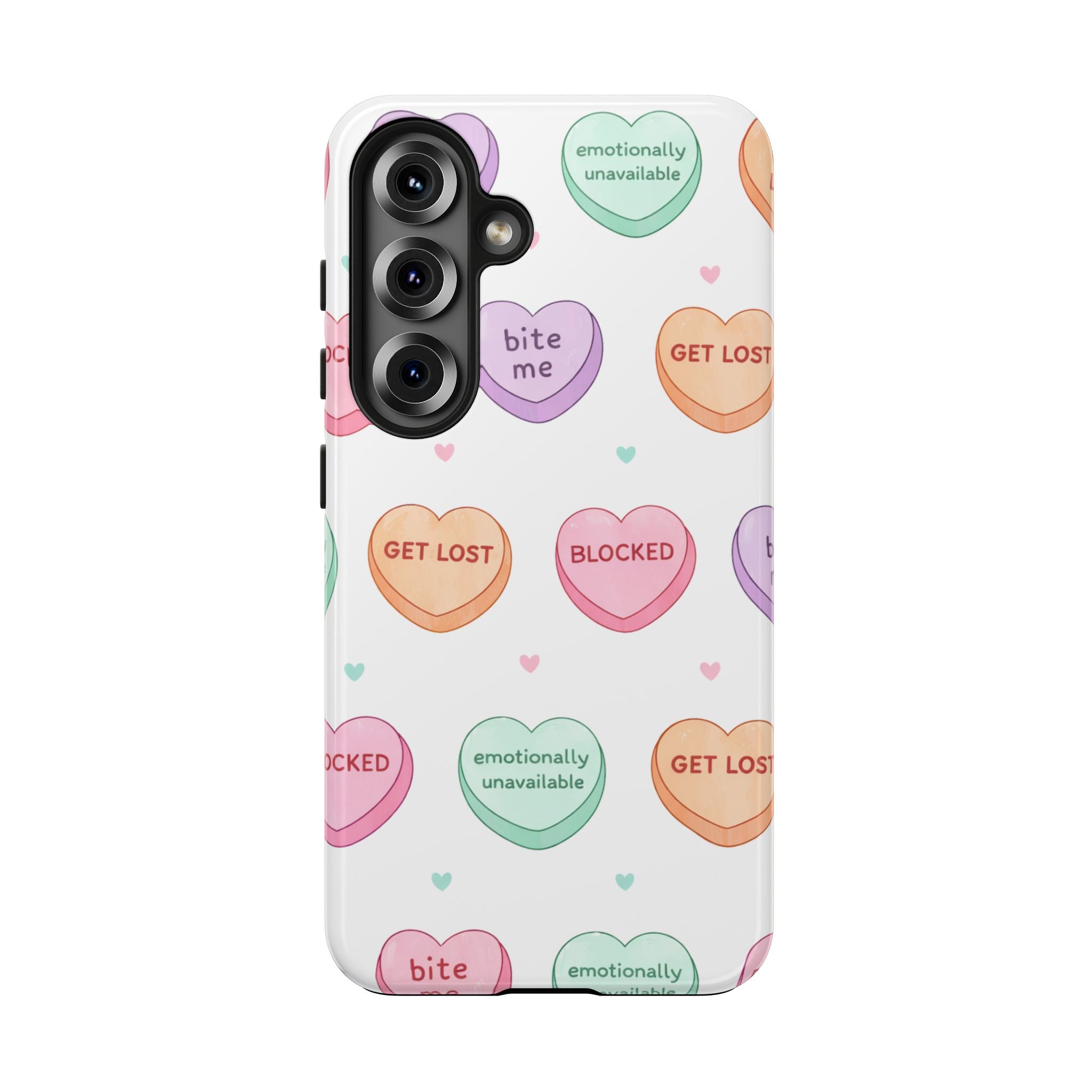 Candy Hearts Phone Case