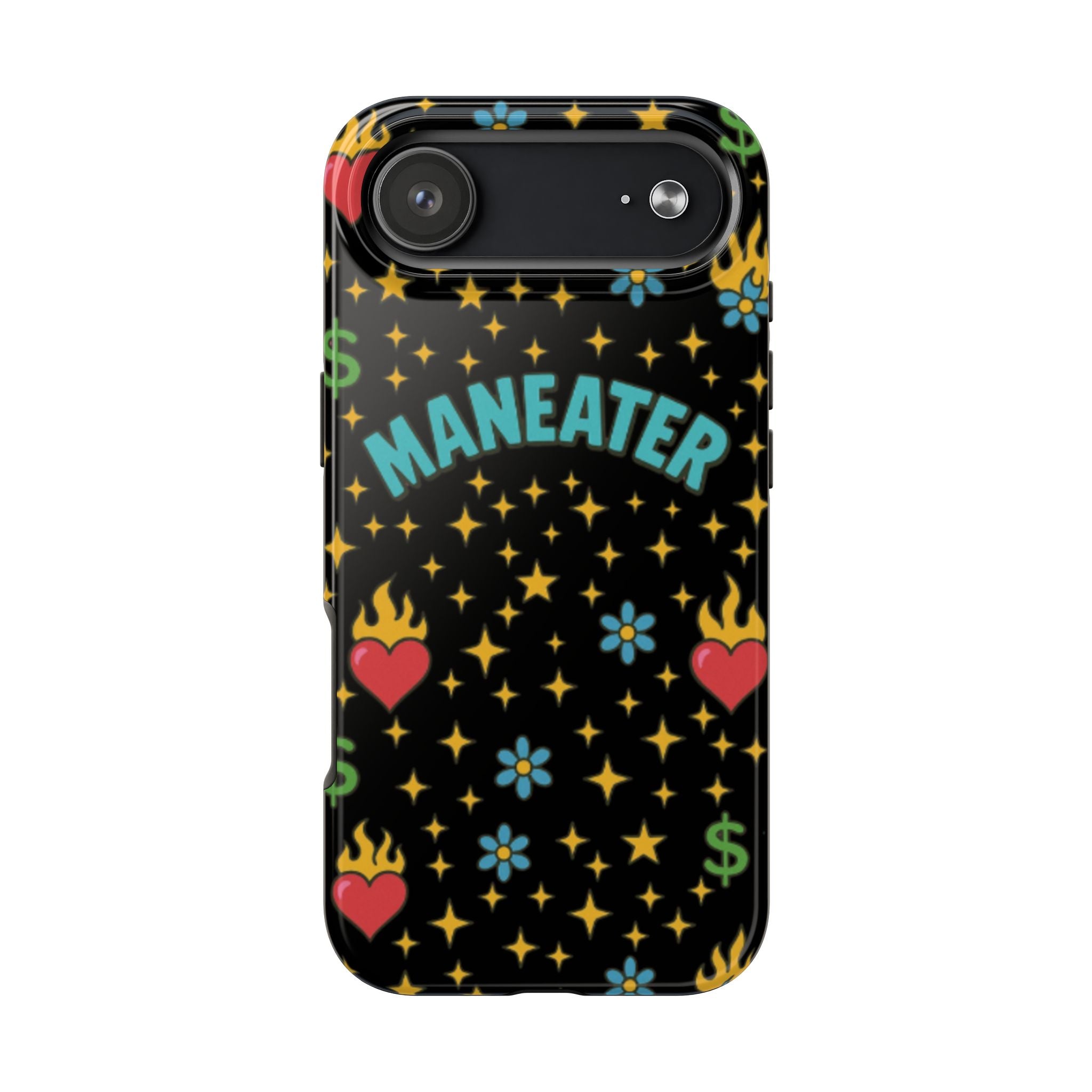 Maneater Flaming Heart Phone Case