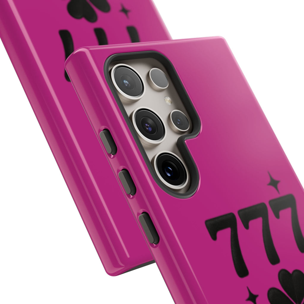 Black & Pink 777 Luck Phone Case