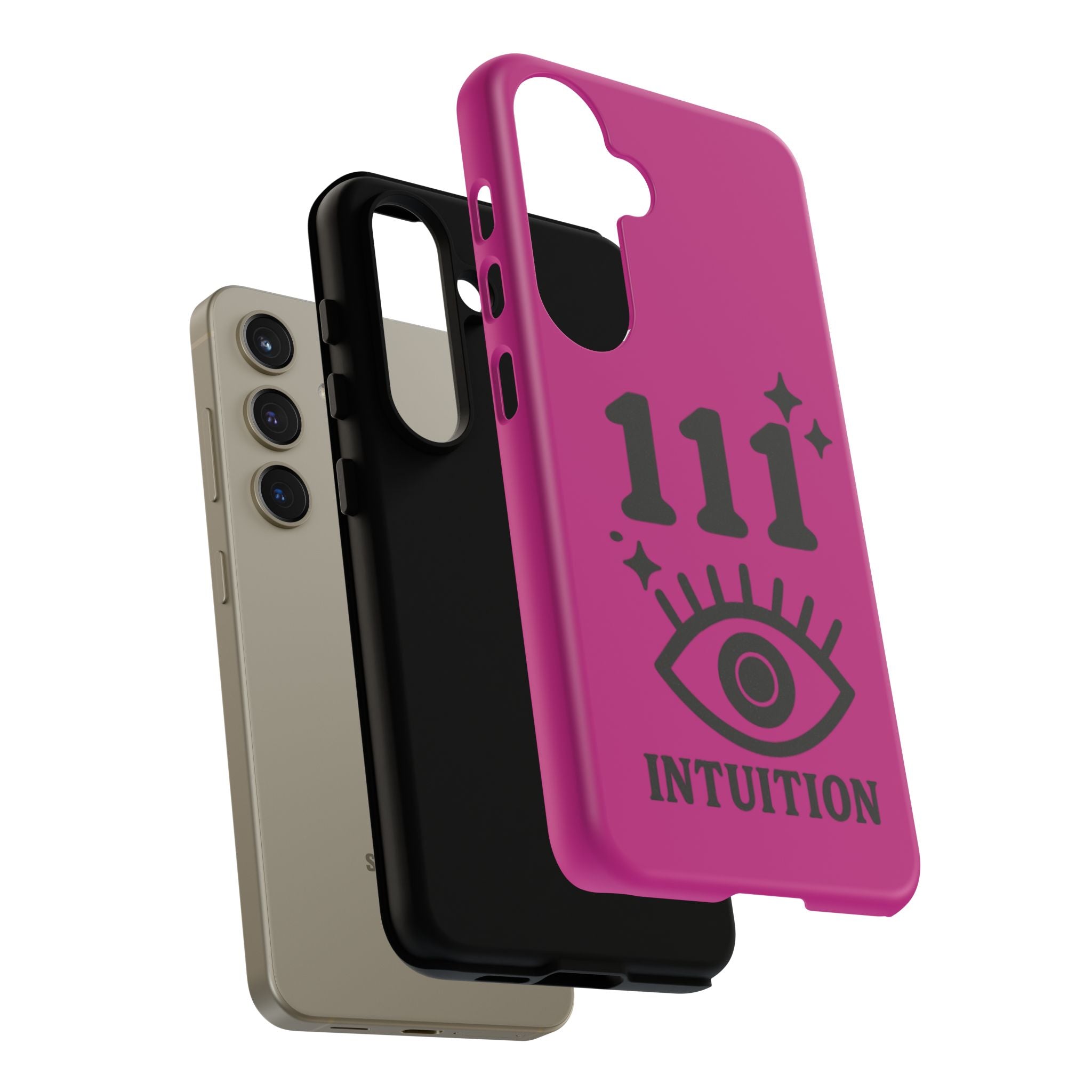 Black & Pink 111 Intuition Phone Case