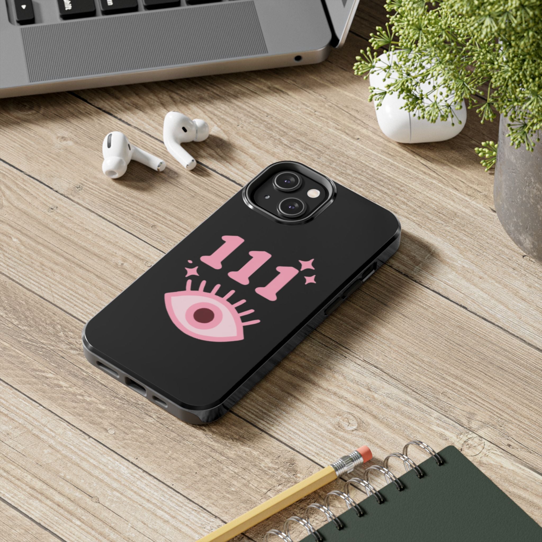 Black & Pink 111 Phone Case