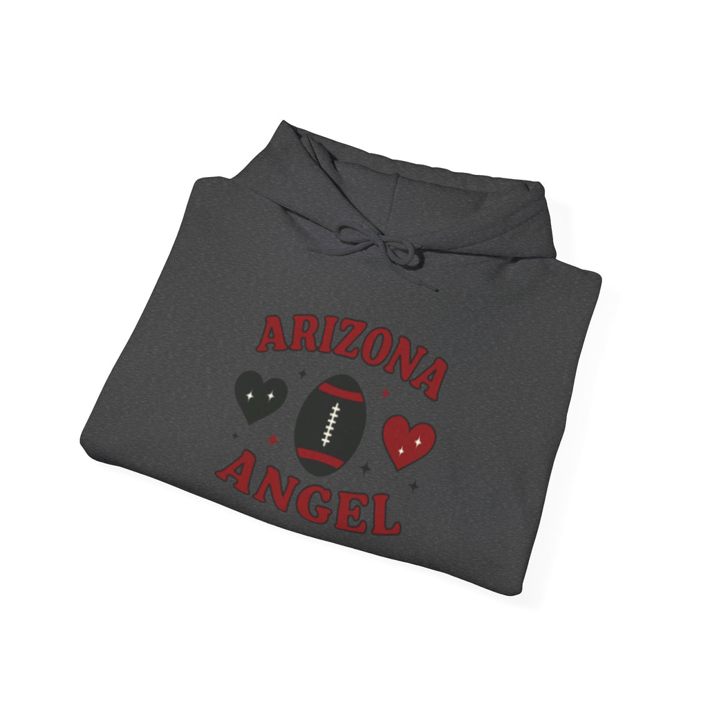 Arizona Angel Hoodie – Football Heart Graphic Pullover