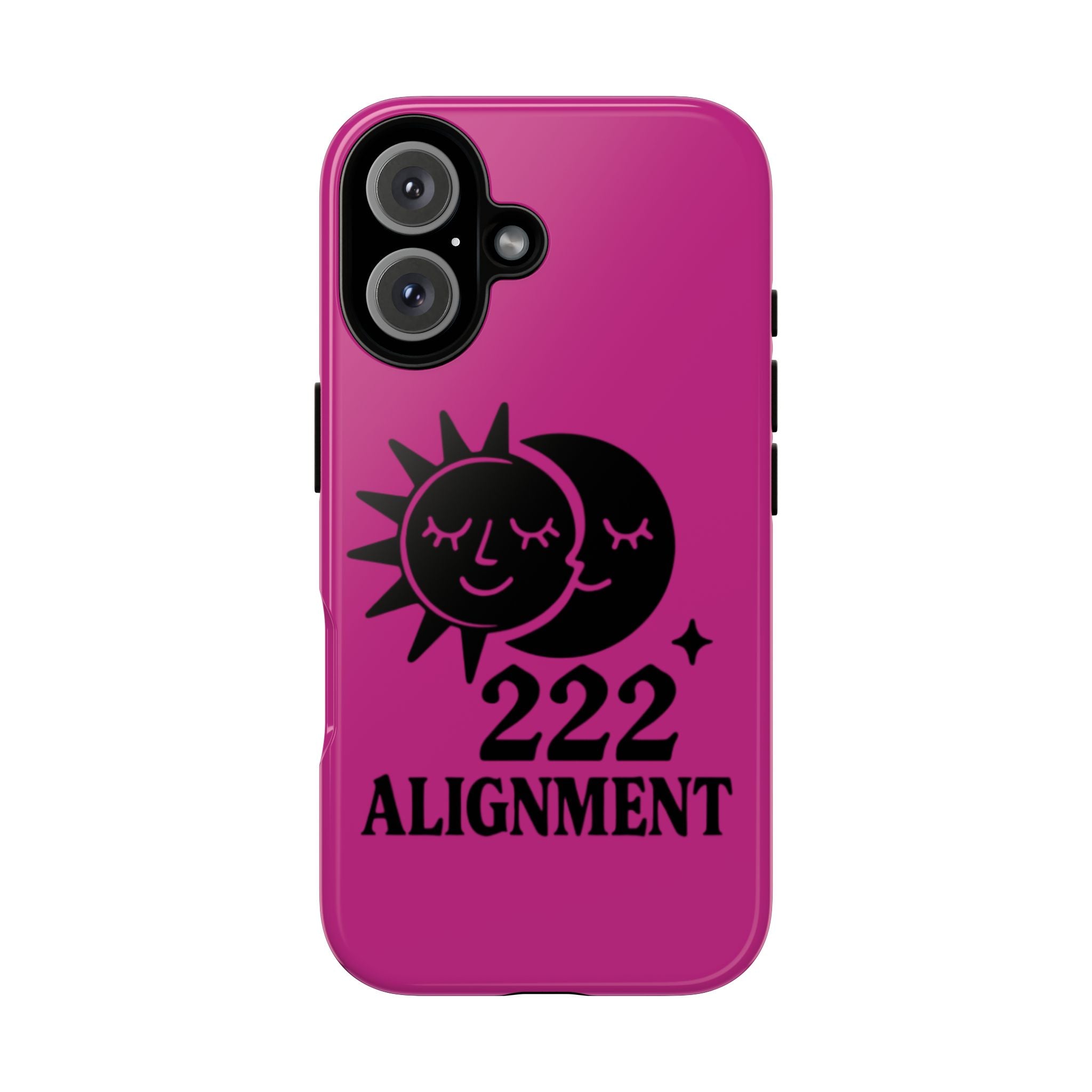 Black & Pink 222 Alignment Phone Case