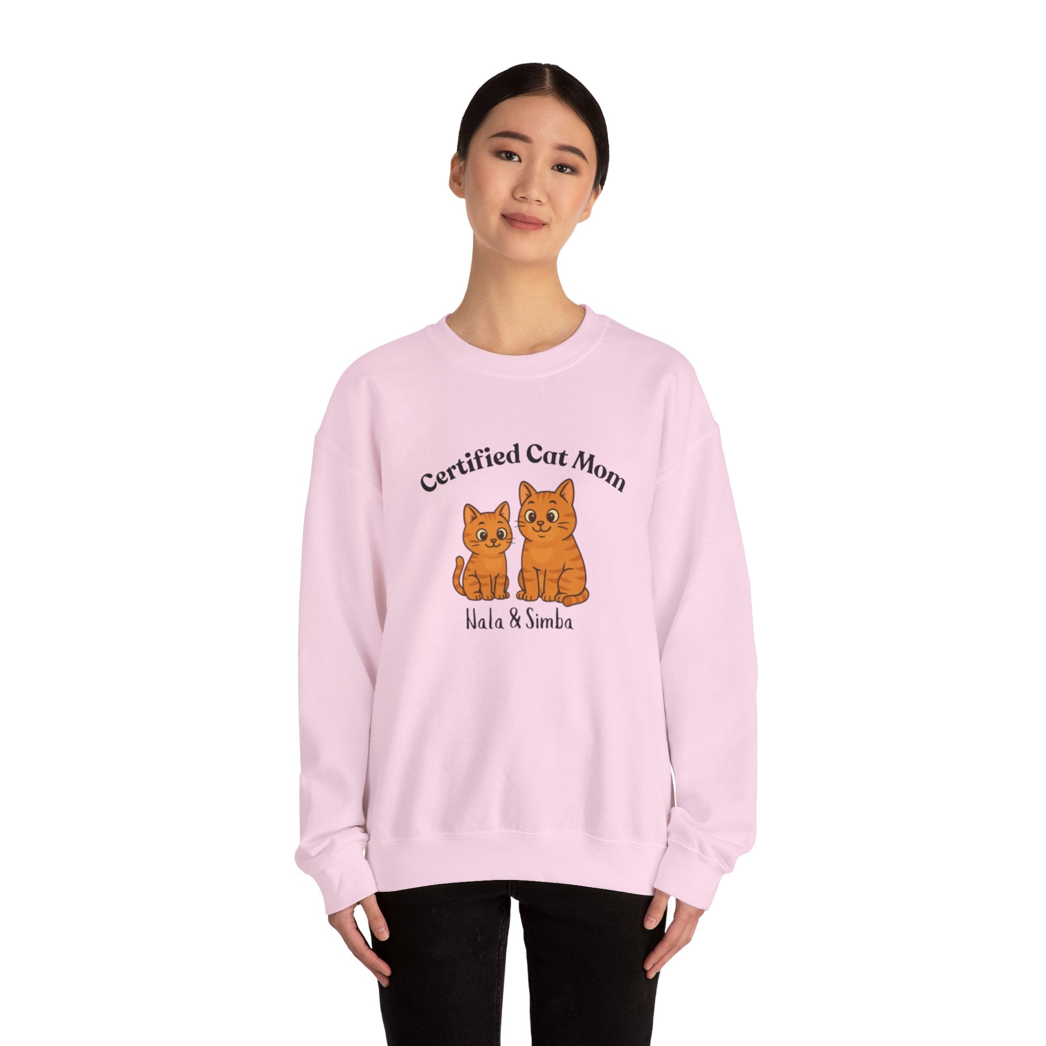 Custom Pet Sweatshirt — "Certified Cat Mom"