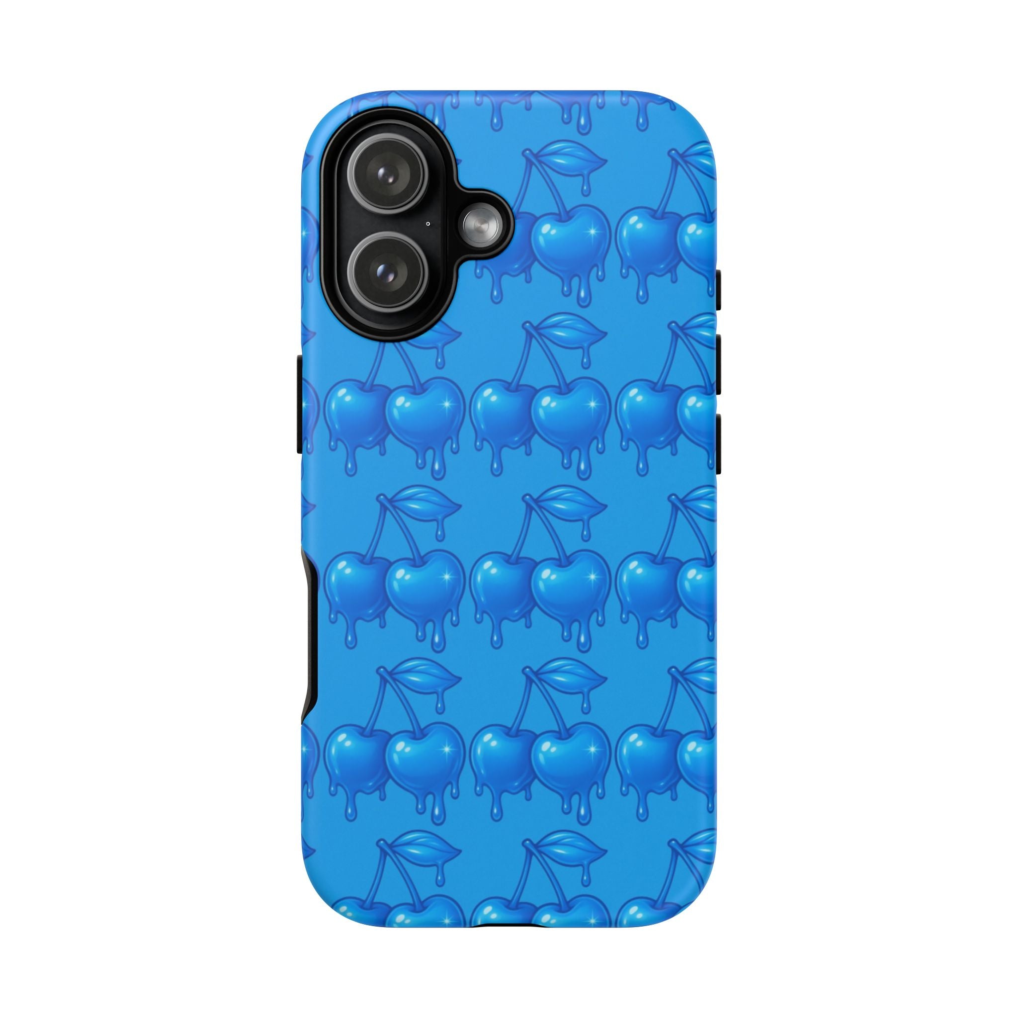 Blue Dripping Cherry Tough Phone Case