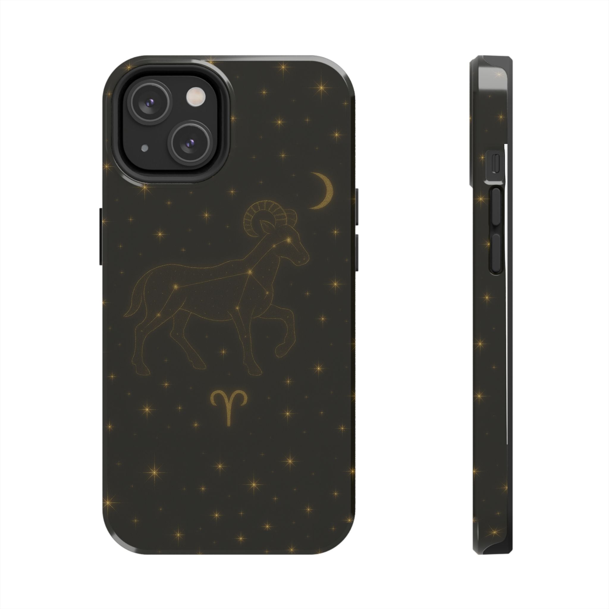 Aries Constellation Tough Phone Case — Zodiac Ram Star Map Design