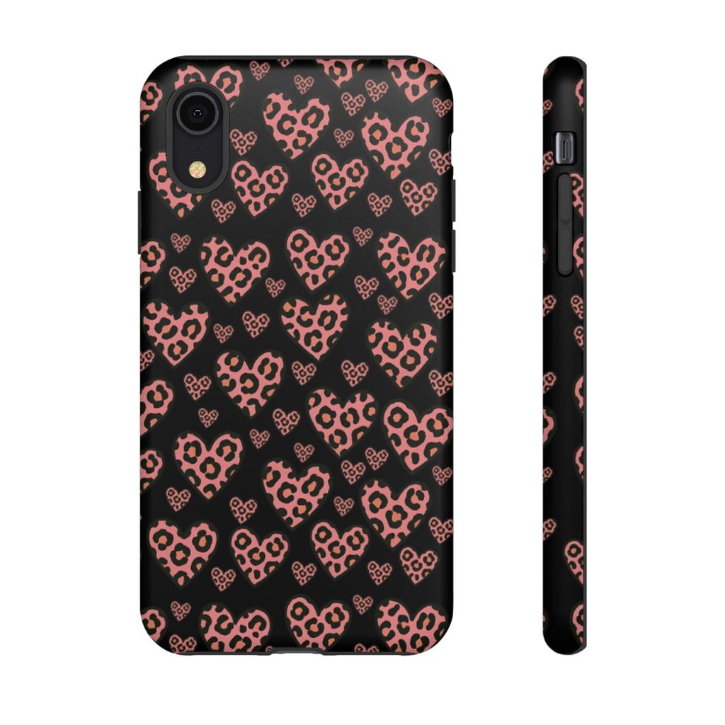 Leopard Heart Phone Case