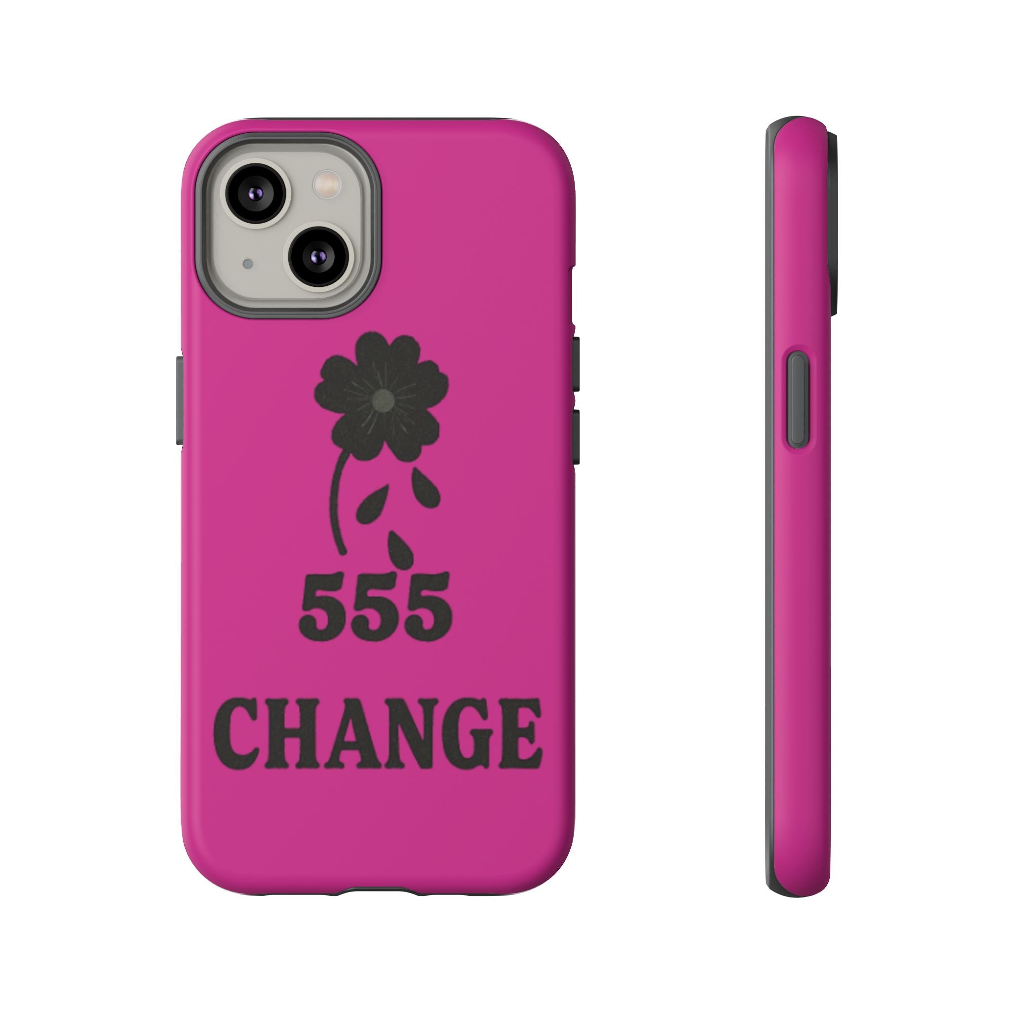 Black & Pink 555 Change Phone Case