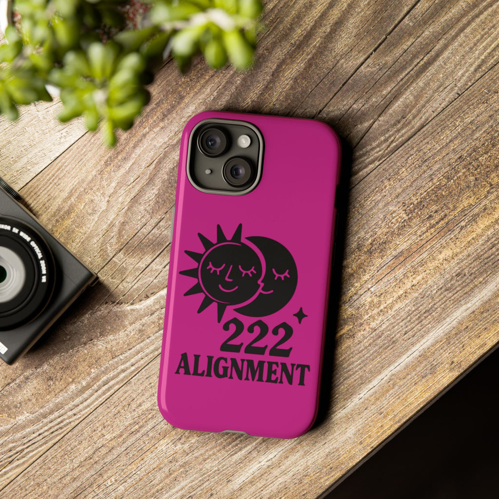 Black & Pink 222 Alignment Phone Case