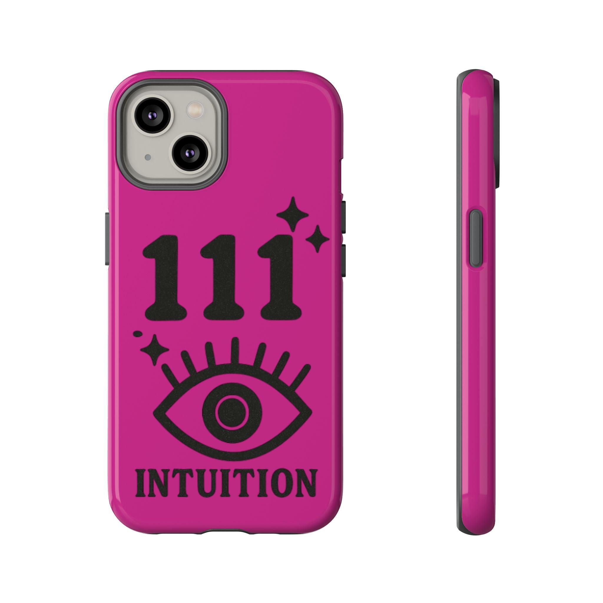 Black & Pink 111 Intuition Phone Case