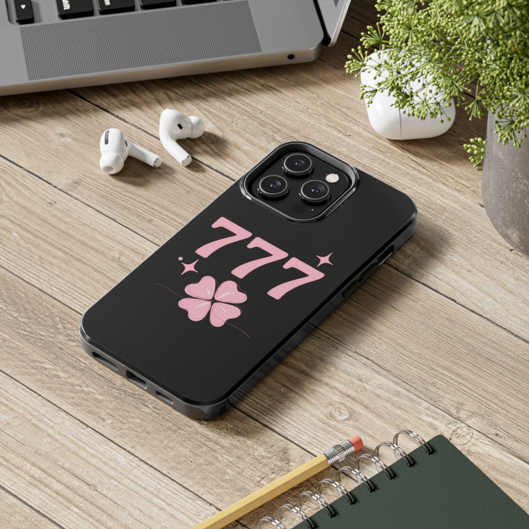 Black & Pink 777 Phone Case