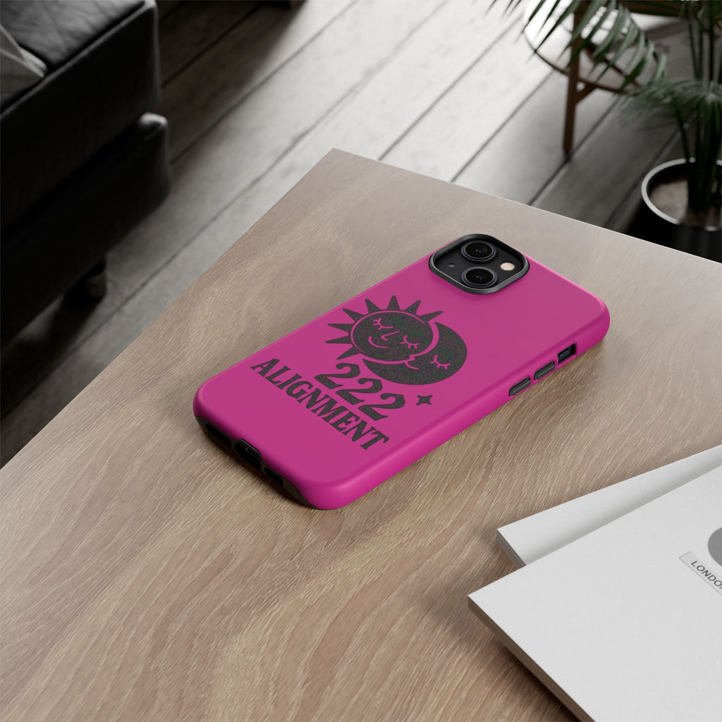 Black & Pink 222 Alignment Phone Case