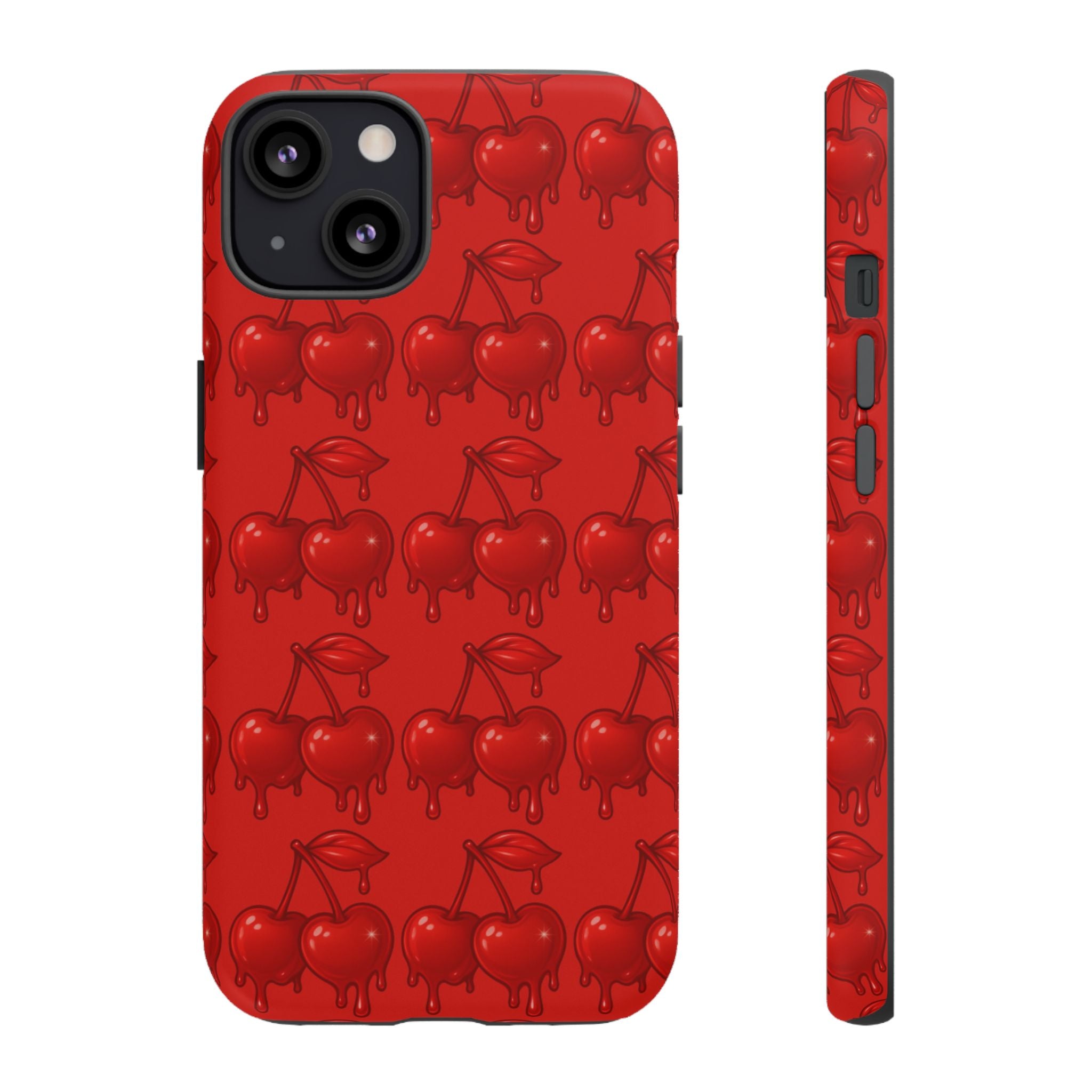 Red Dripping Cherry Phone Case