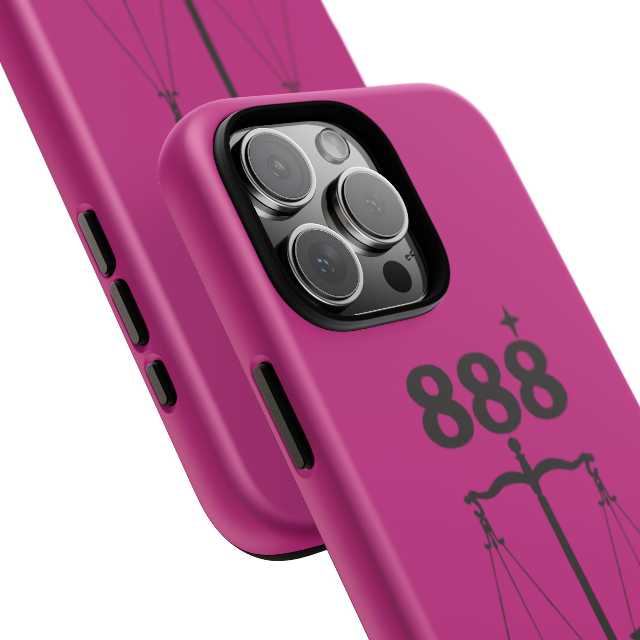 Black & Pink 888 Balance Phone Case