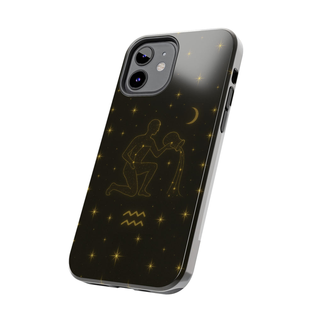 Aquarius Constellation Tough Phone Case — Zodiac Water-Bearer Astrology Design