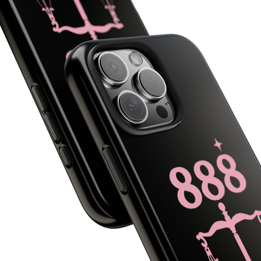 Black & Pink 888 Phone Case