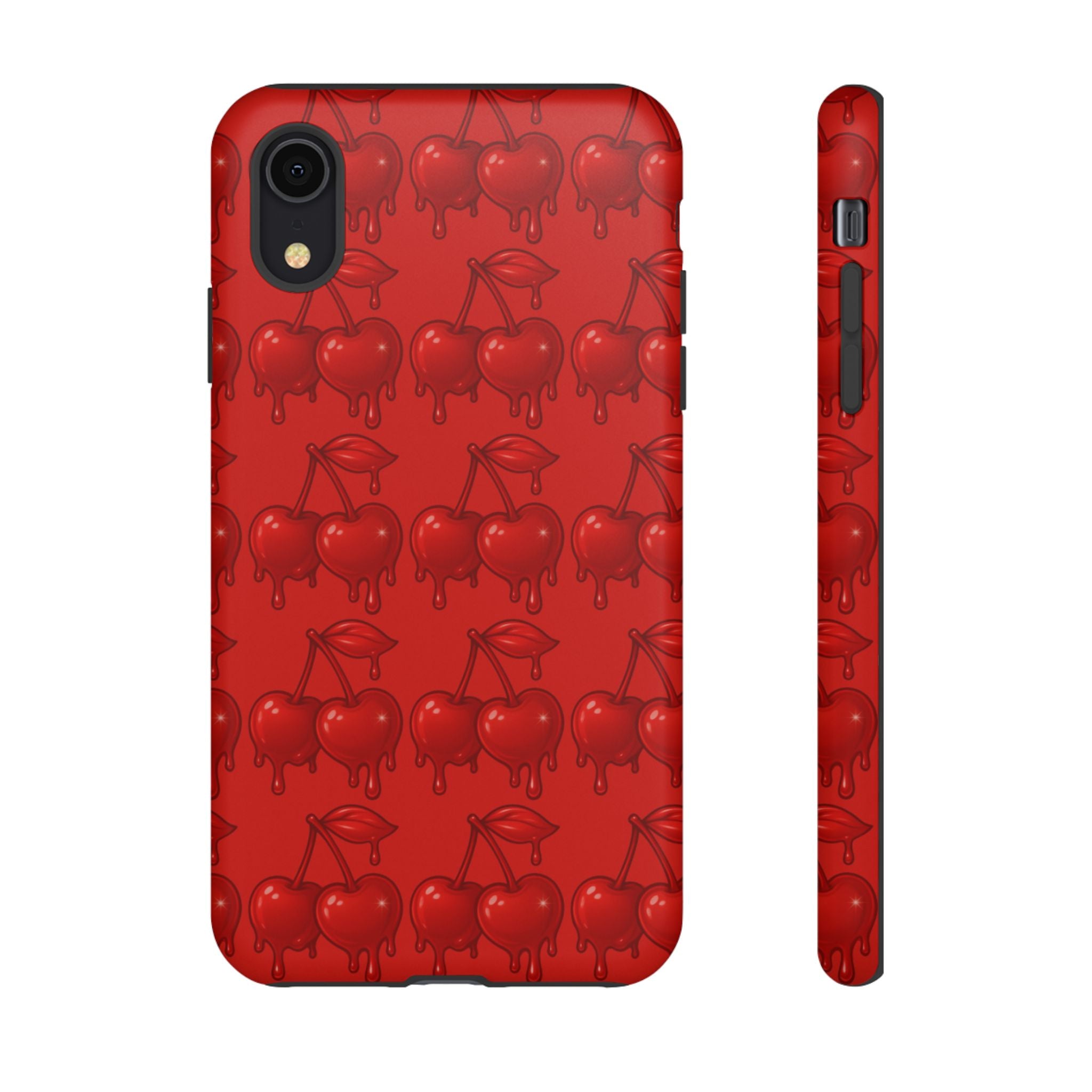 Red Dripping Cherry Phone Case