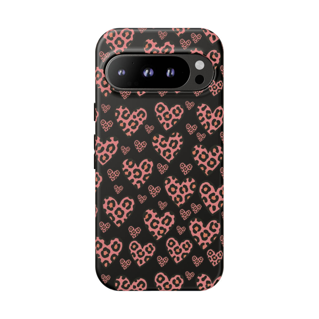 Leopard Heart Phone Case