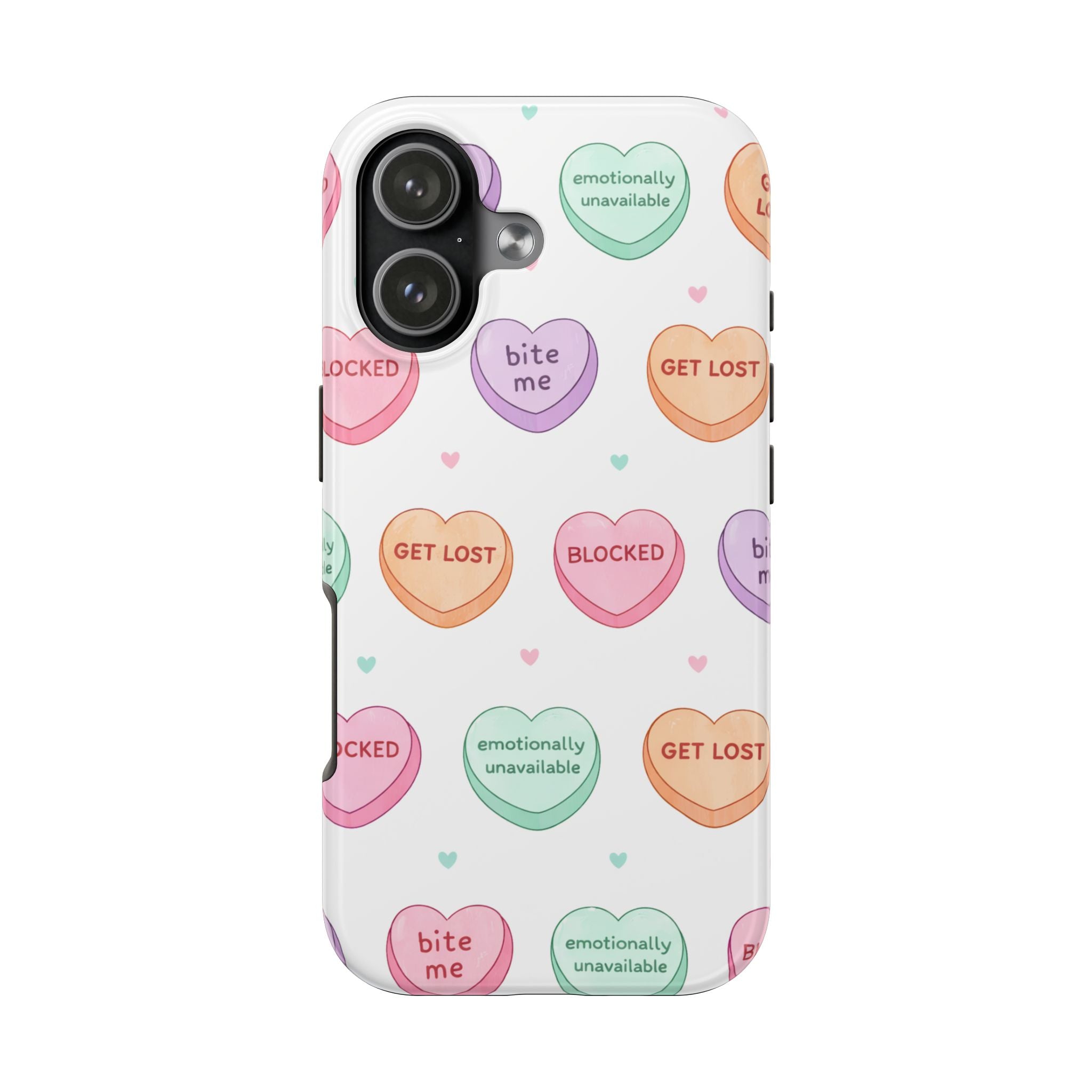 Candy Hearts Phone Case