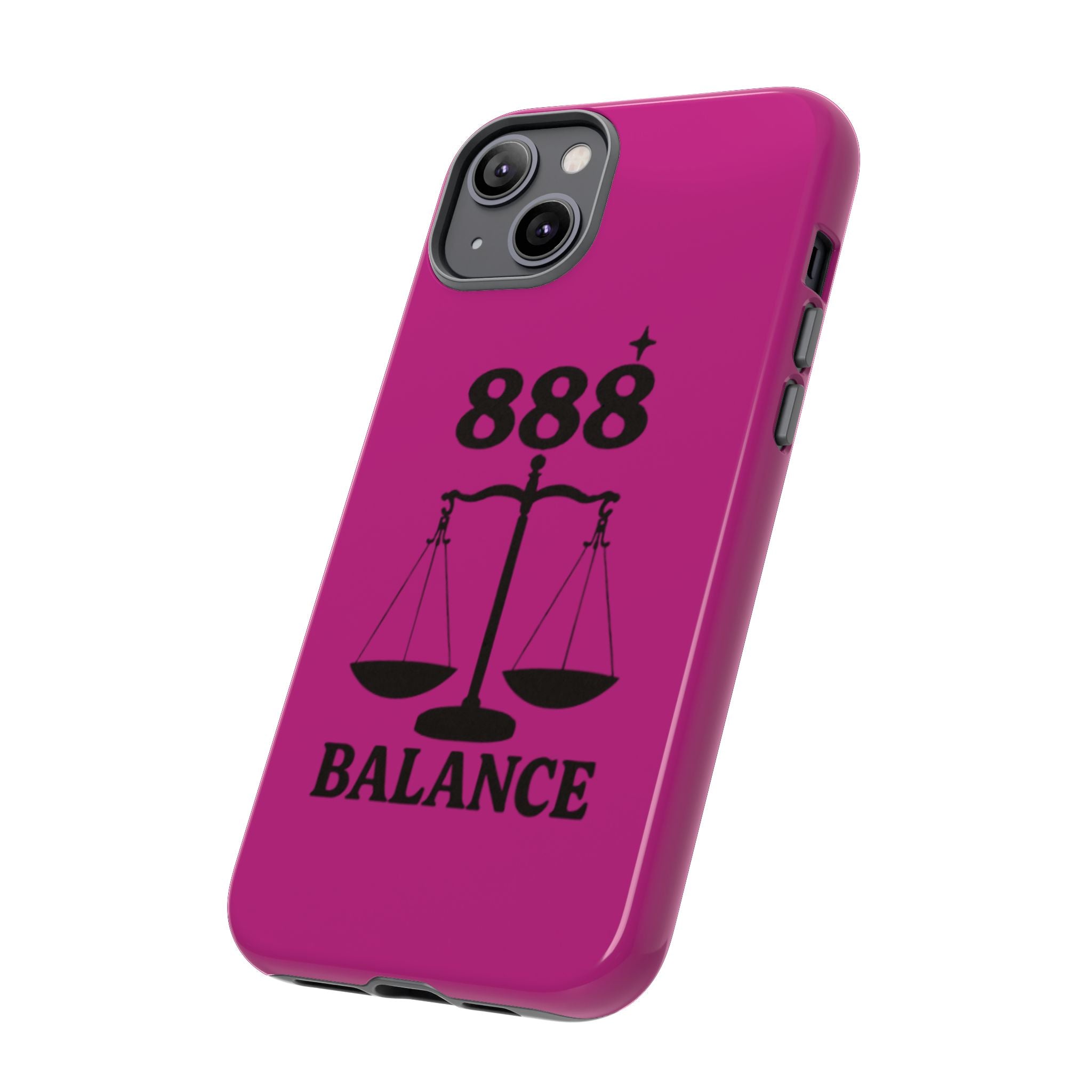 Black & Pink 888 Balance Phone Case