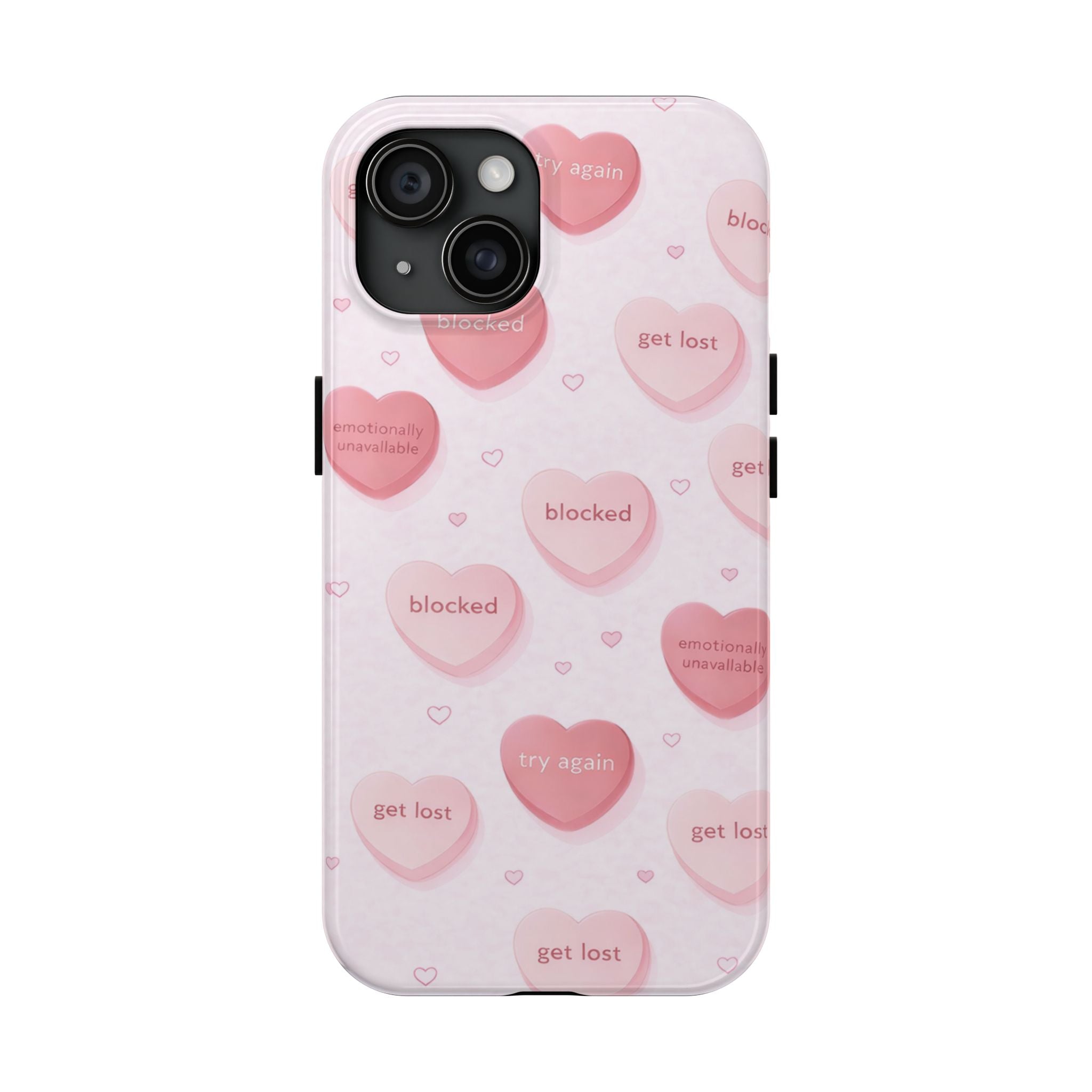 Non-Conversation Hearts Phone Case