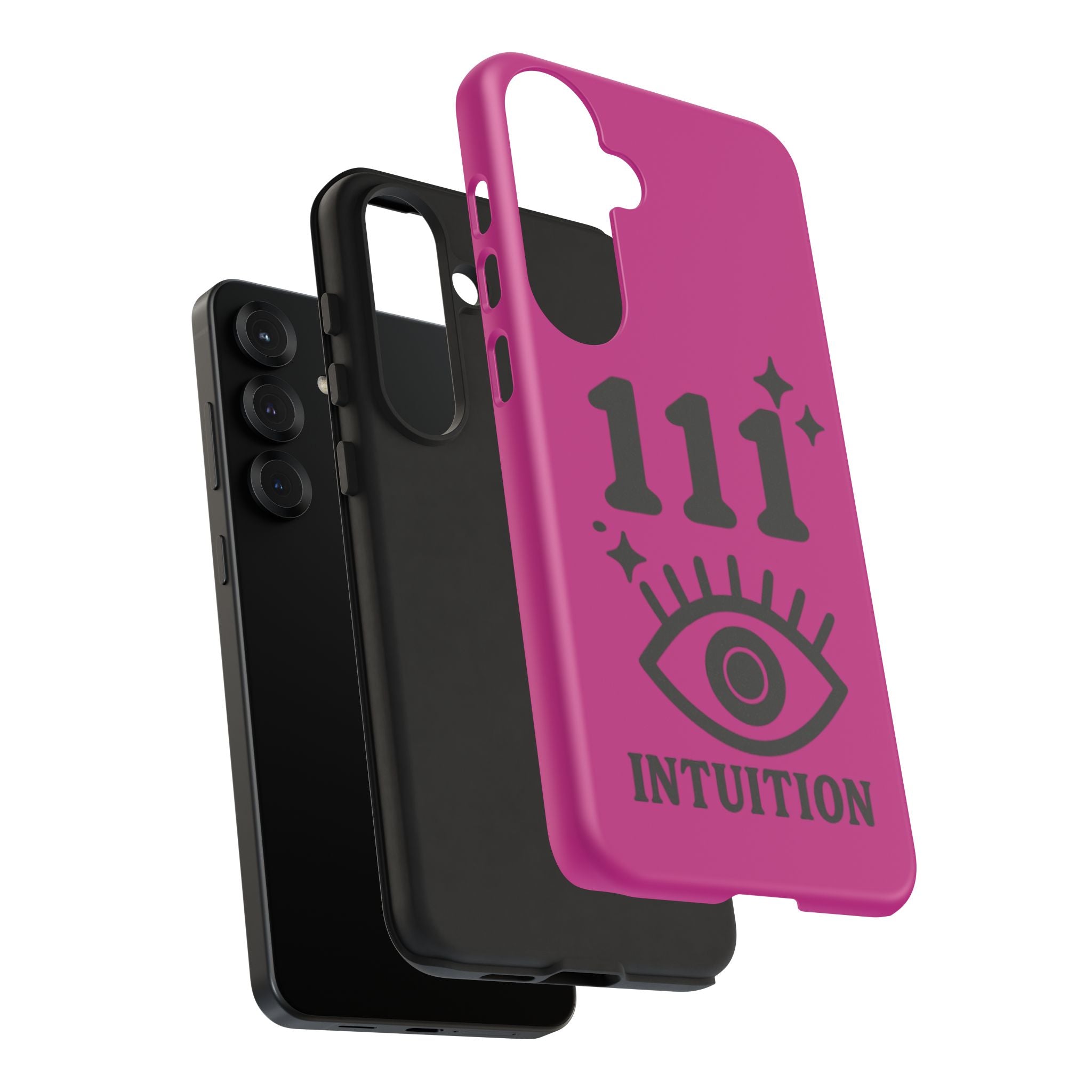 Black & Pink 111 Intuition Phone Case