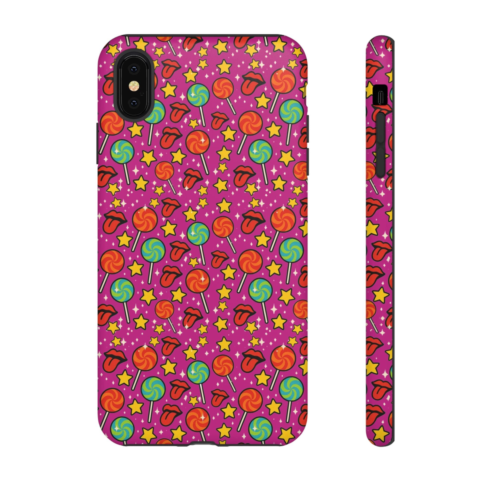 Lollipops & Lips Retro Phone Cases