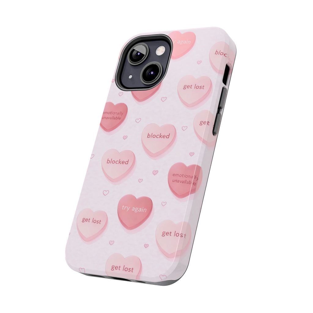 Non-Conversation Hearts Phone Case