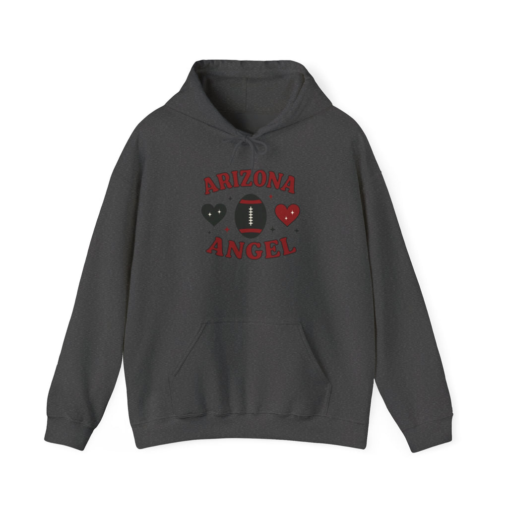 Arizona Angel Hoodie – Football Heart Graphic Pullover