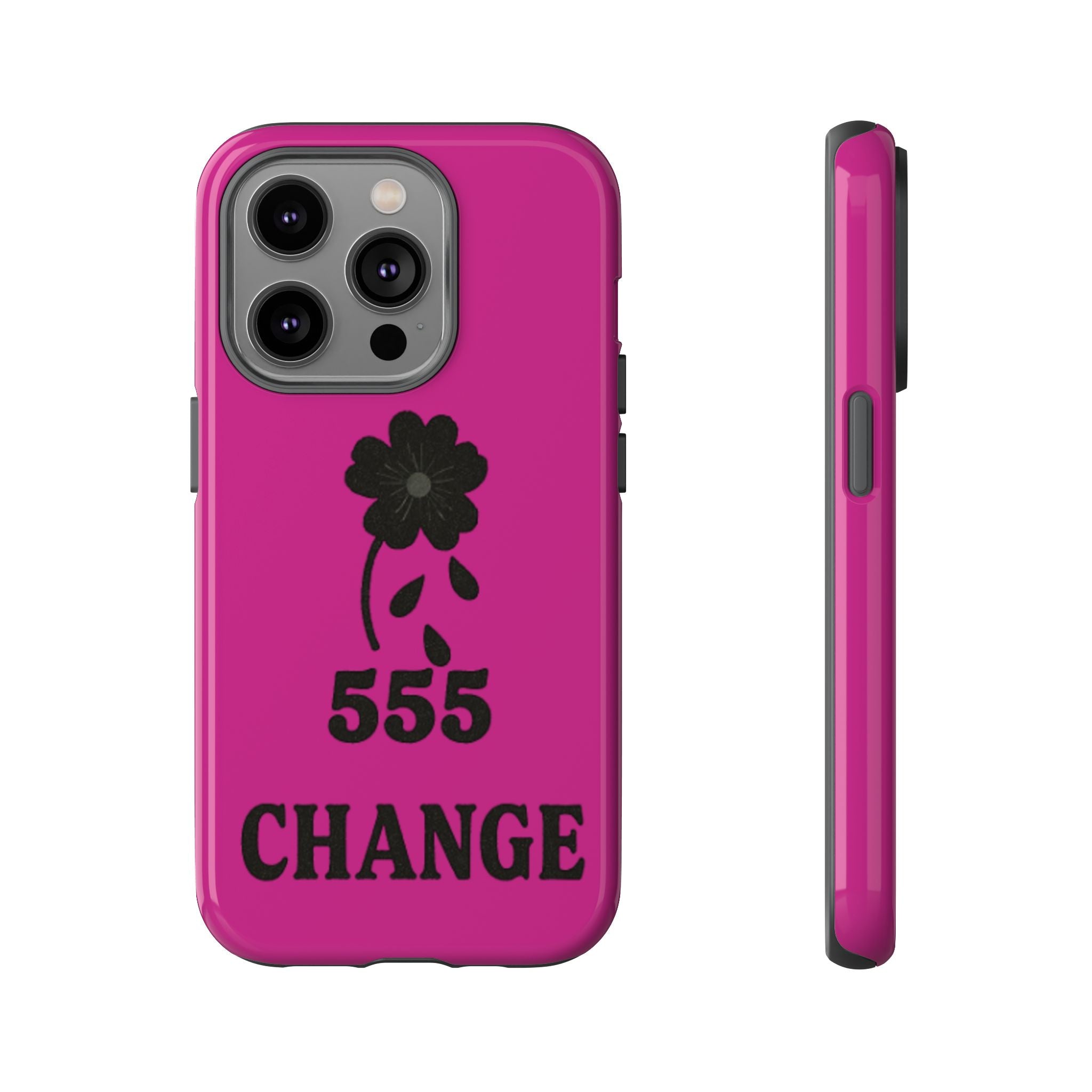 Black & Pink 555 Change Phone Case