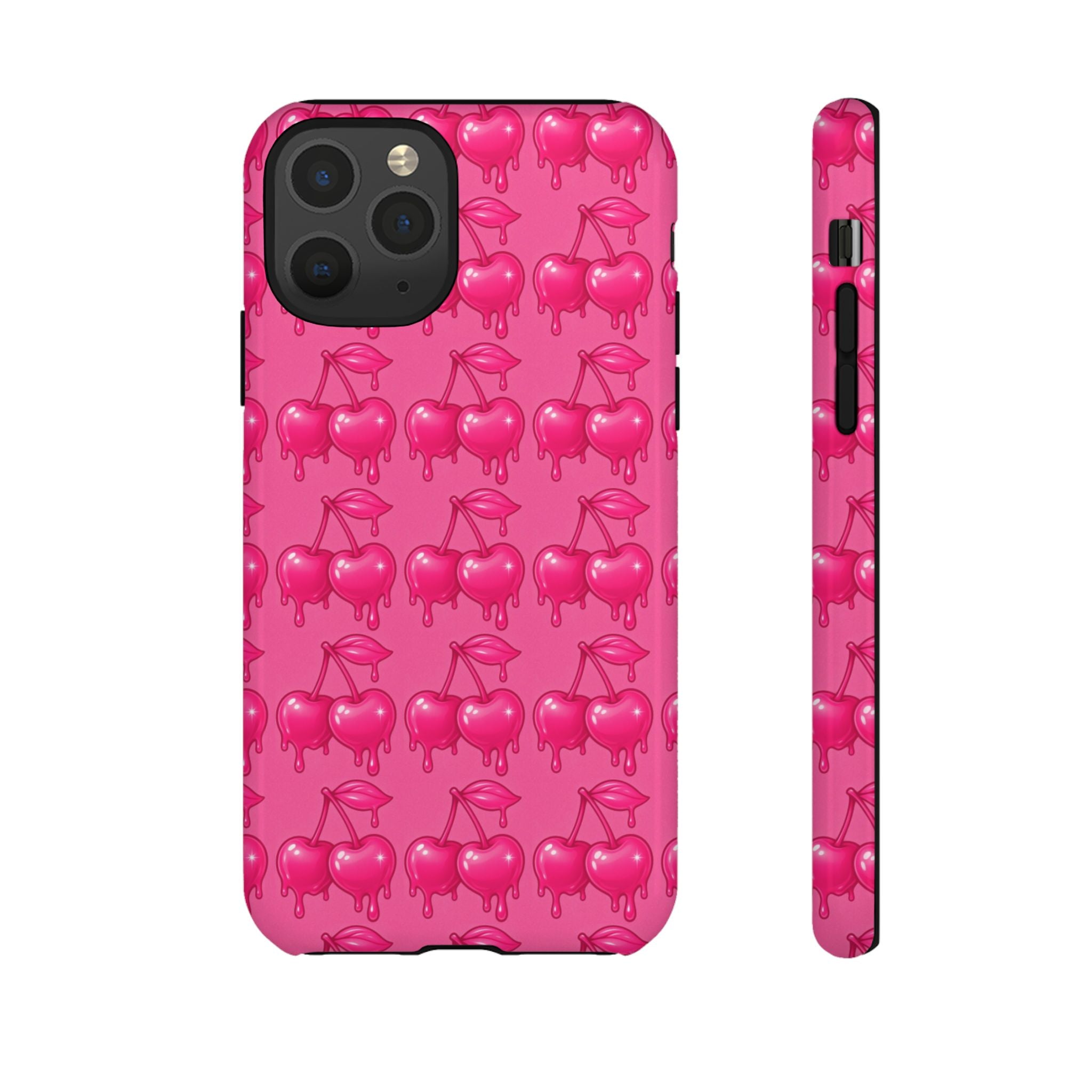 Pink Dripping Cherry Tough Phone Case