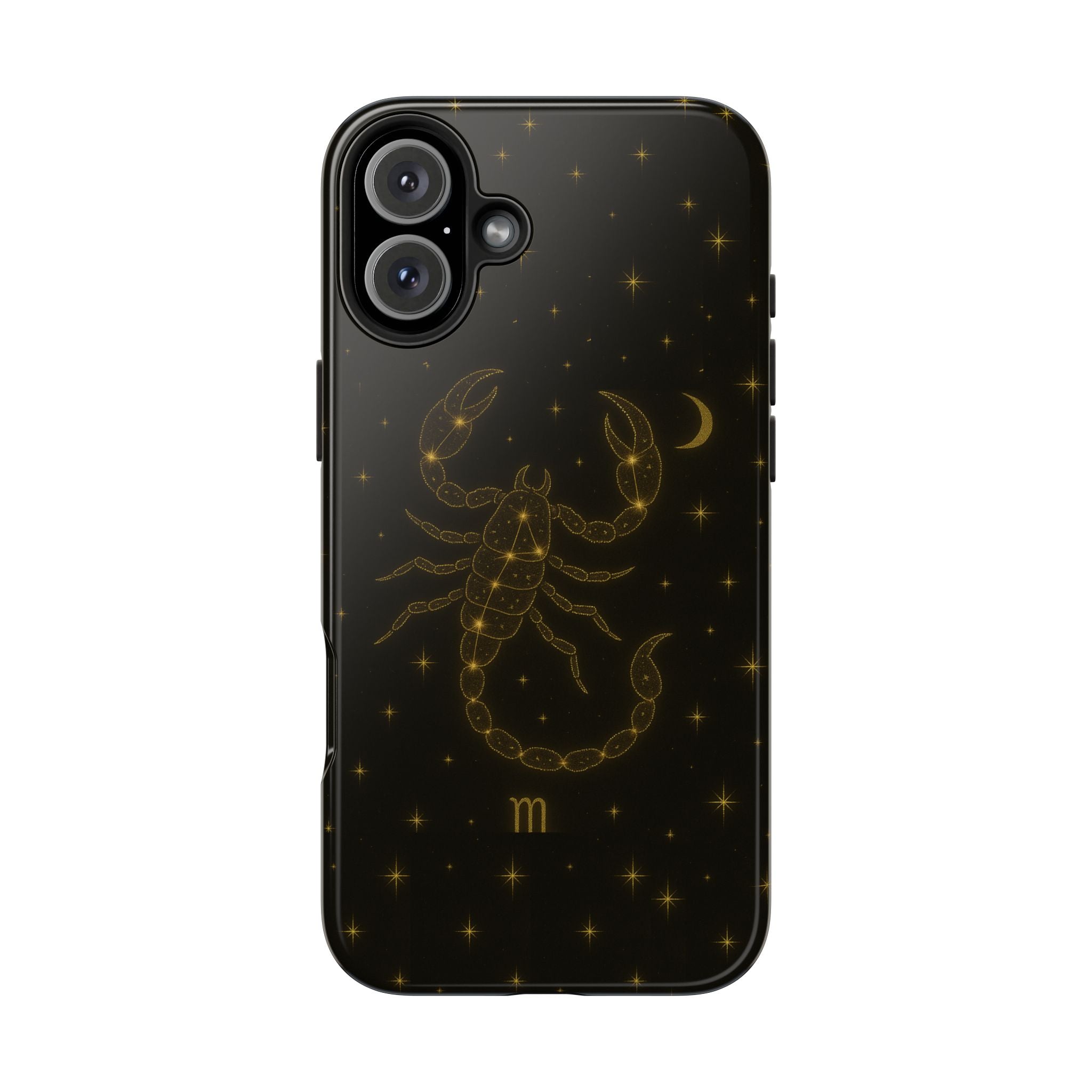 Scorpio Constellation Tough Phone Case — Black & Gold Zodiac Protection