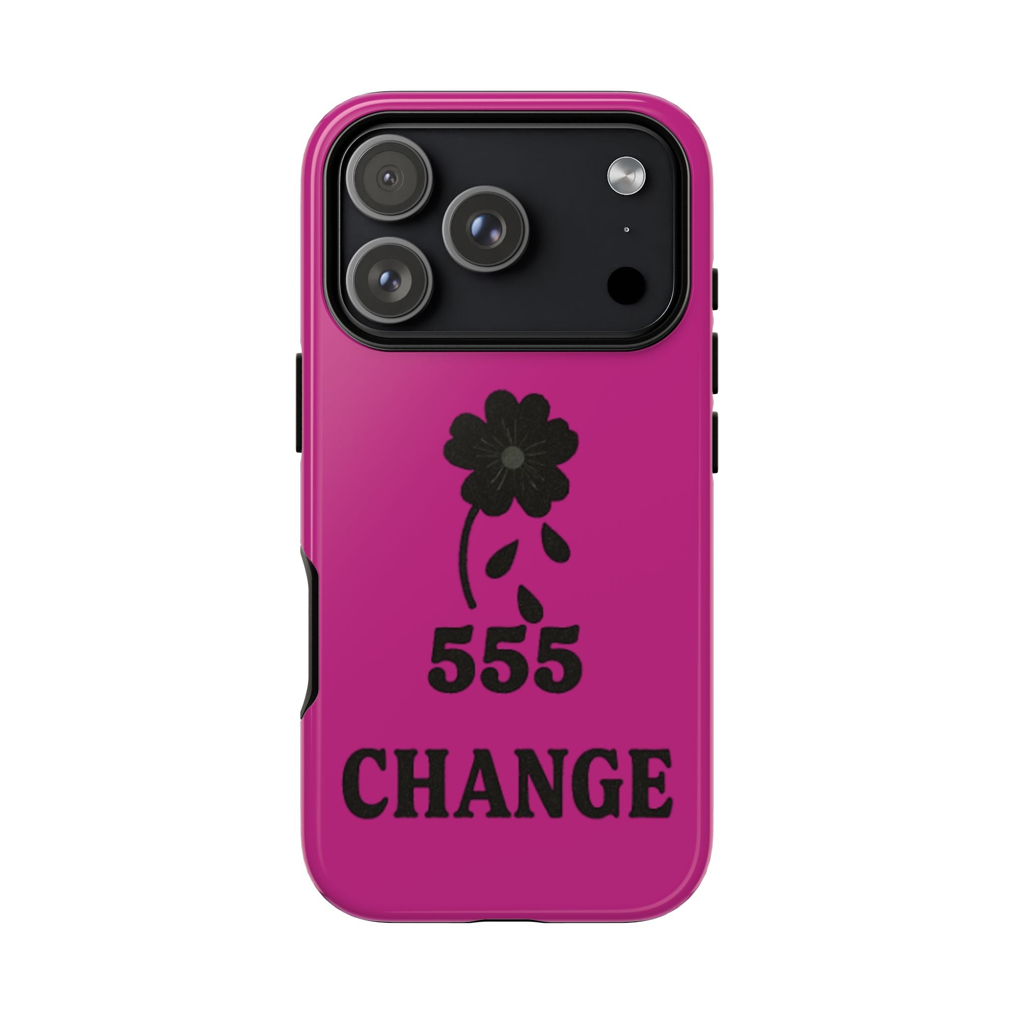 Black & Pink 555 Change Phone Case