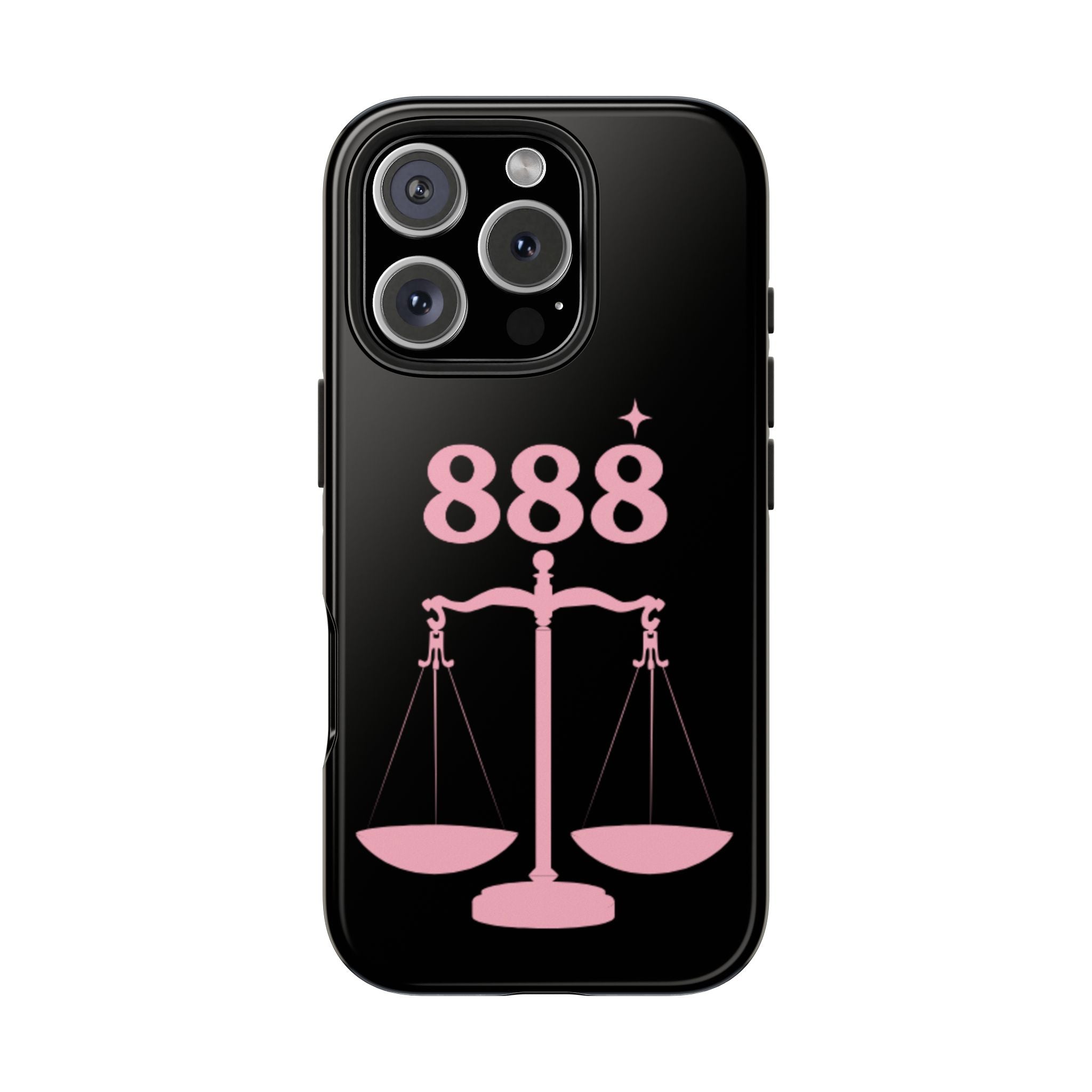 Black & Pink 888 Phone Case
