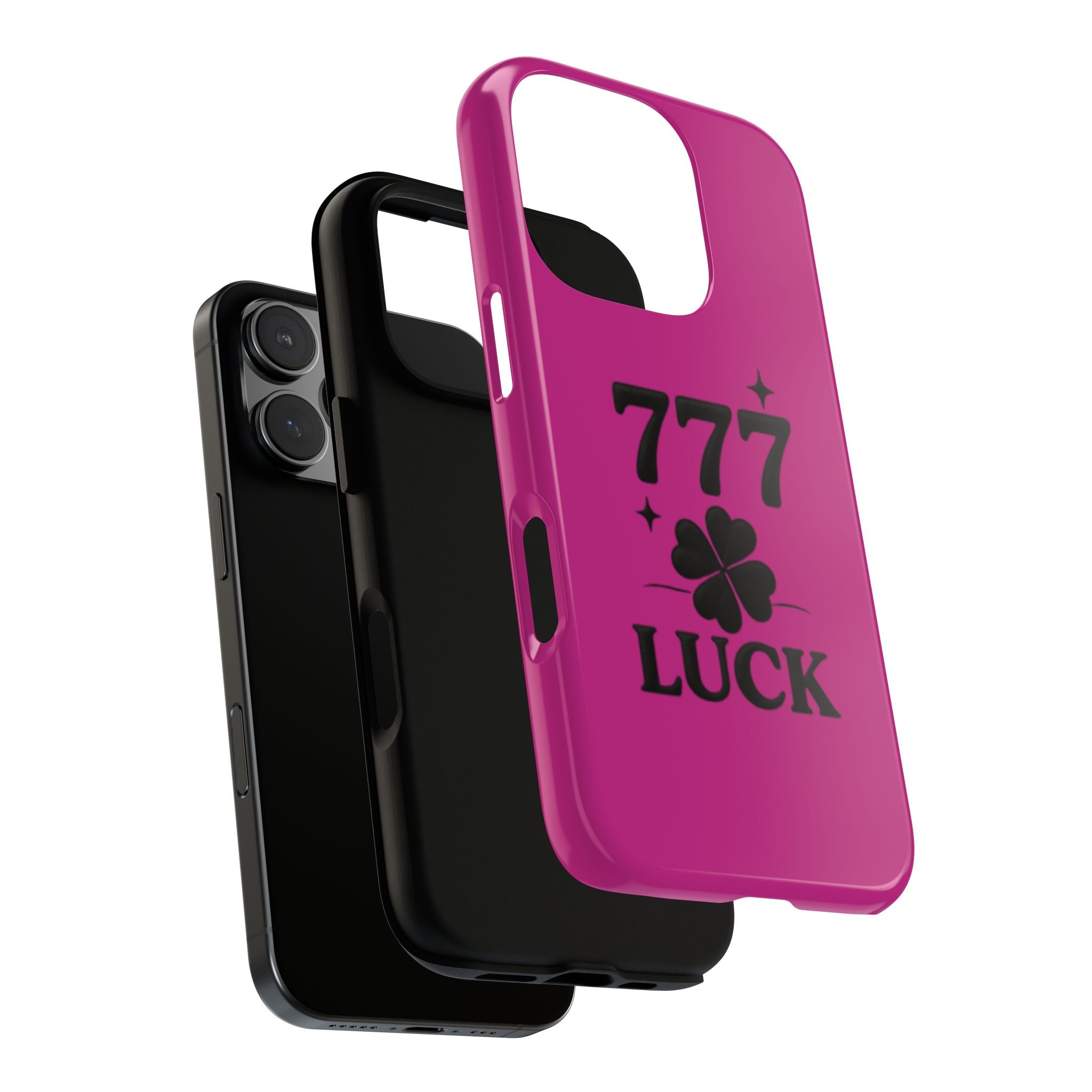 Black & Pink 777 Luck Phone Case
