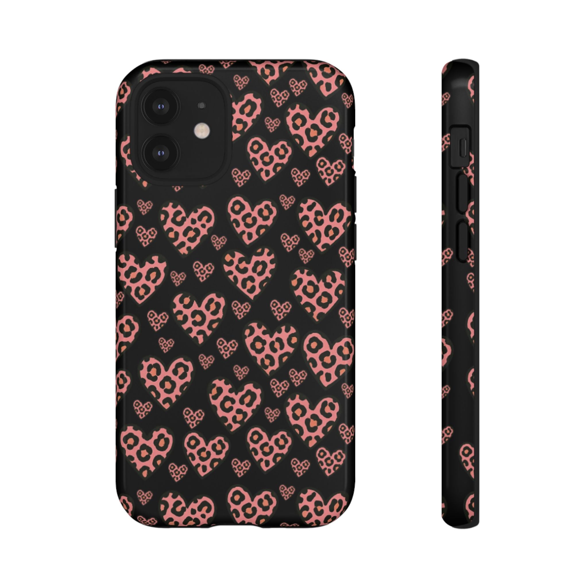 Leopard Heart Phone Case