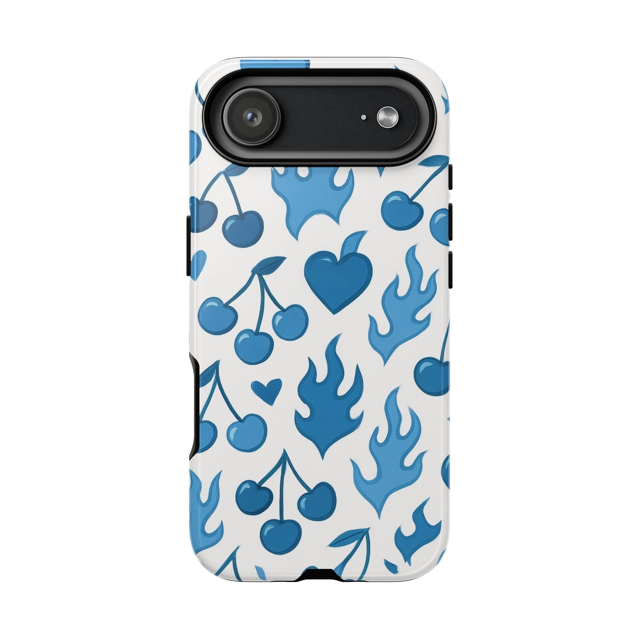 Blue Flaming Heart Phone Case