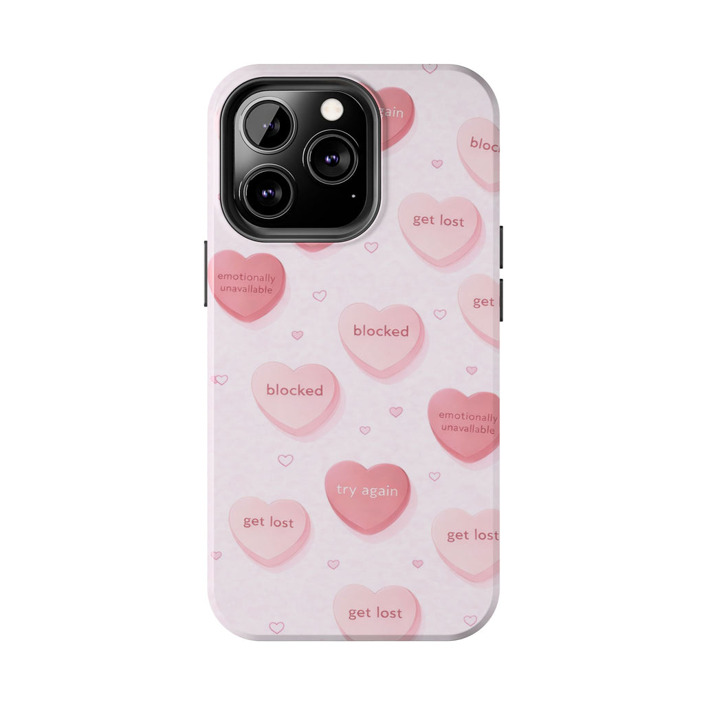 Non-Conversation Hearts Phone Case