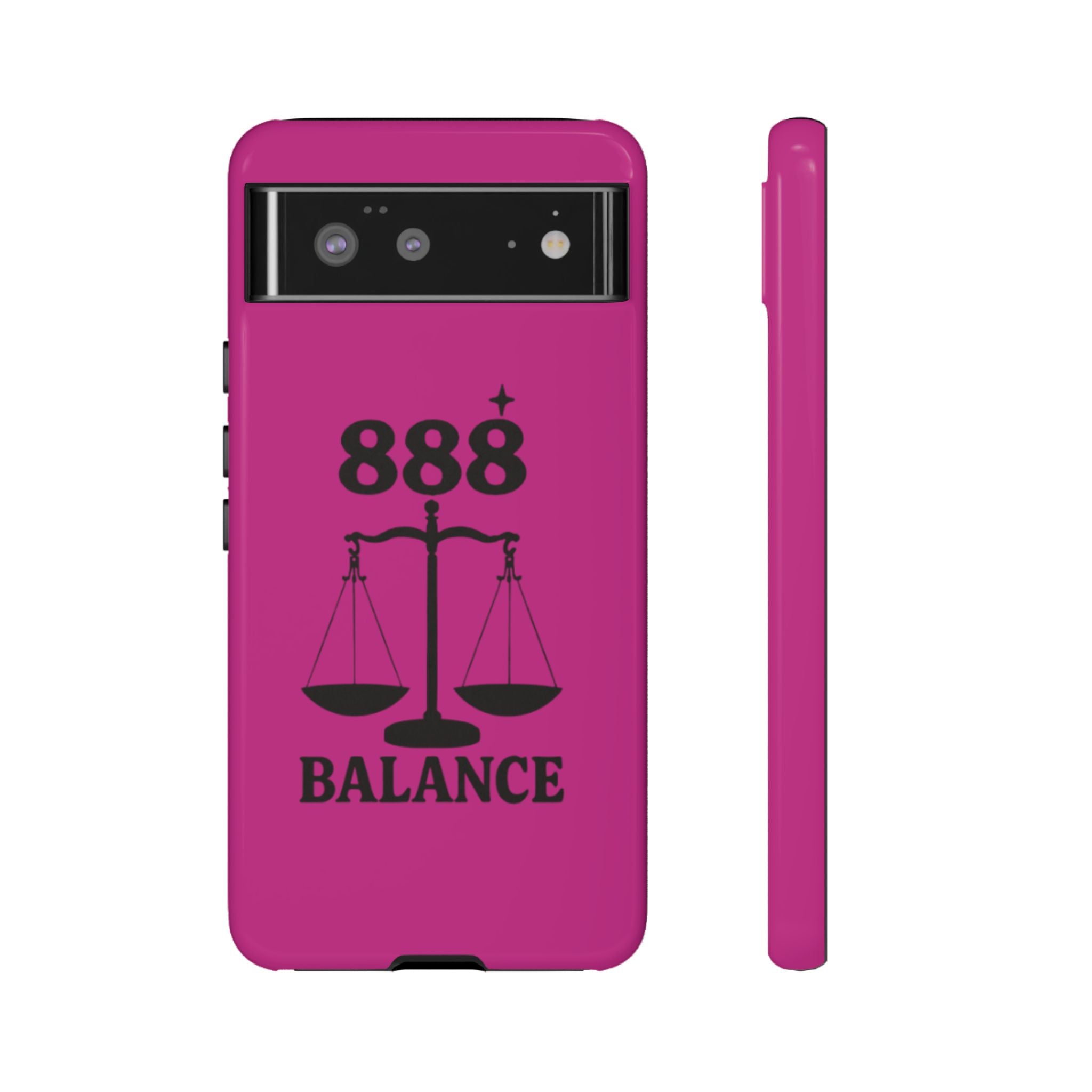 Black & Pink 888 Balance Phone Case