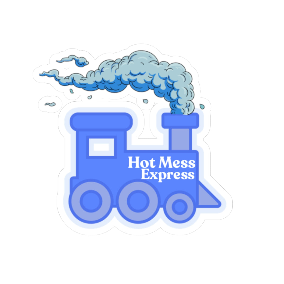 Hot Mess Express train sticker | kiss-cut vinyl sticker, laptop decal