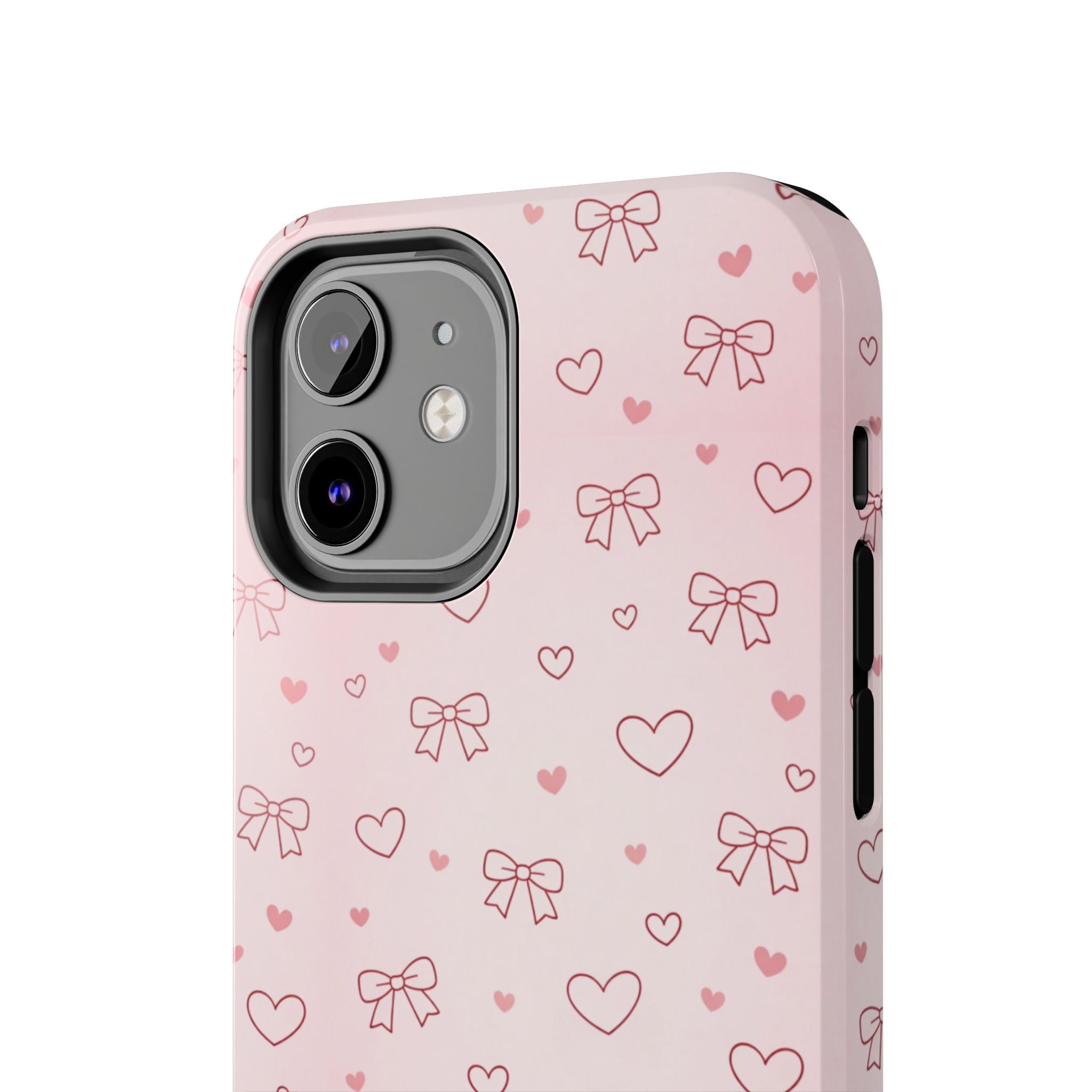 Pink Hearts & Bows Phone Case