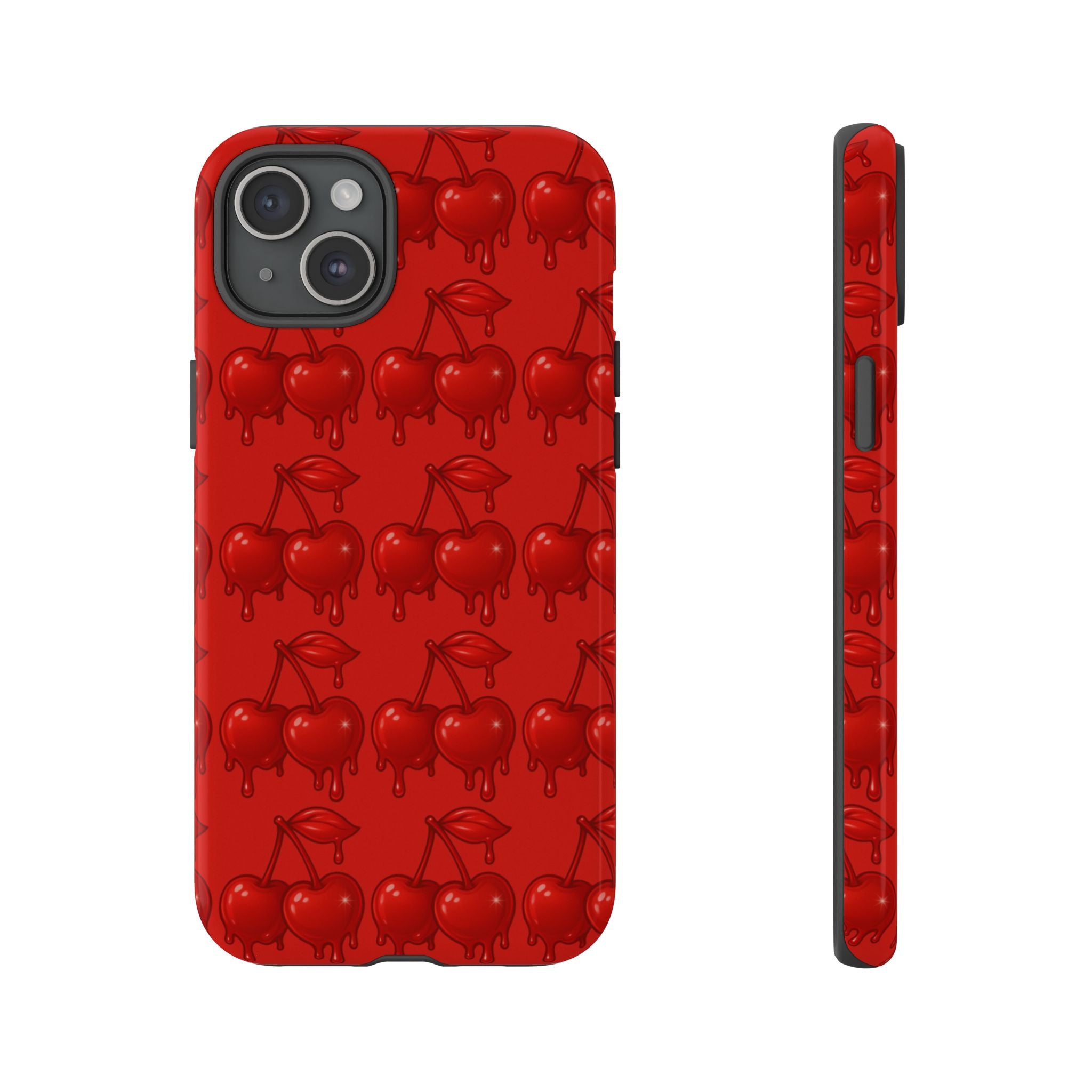 Red Dripping Cherry Phone Case