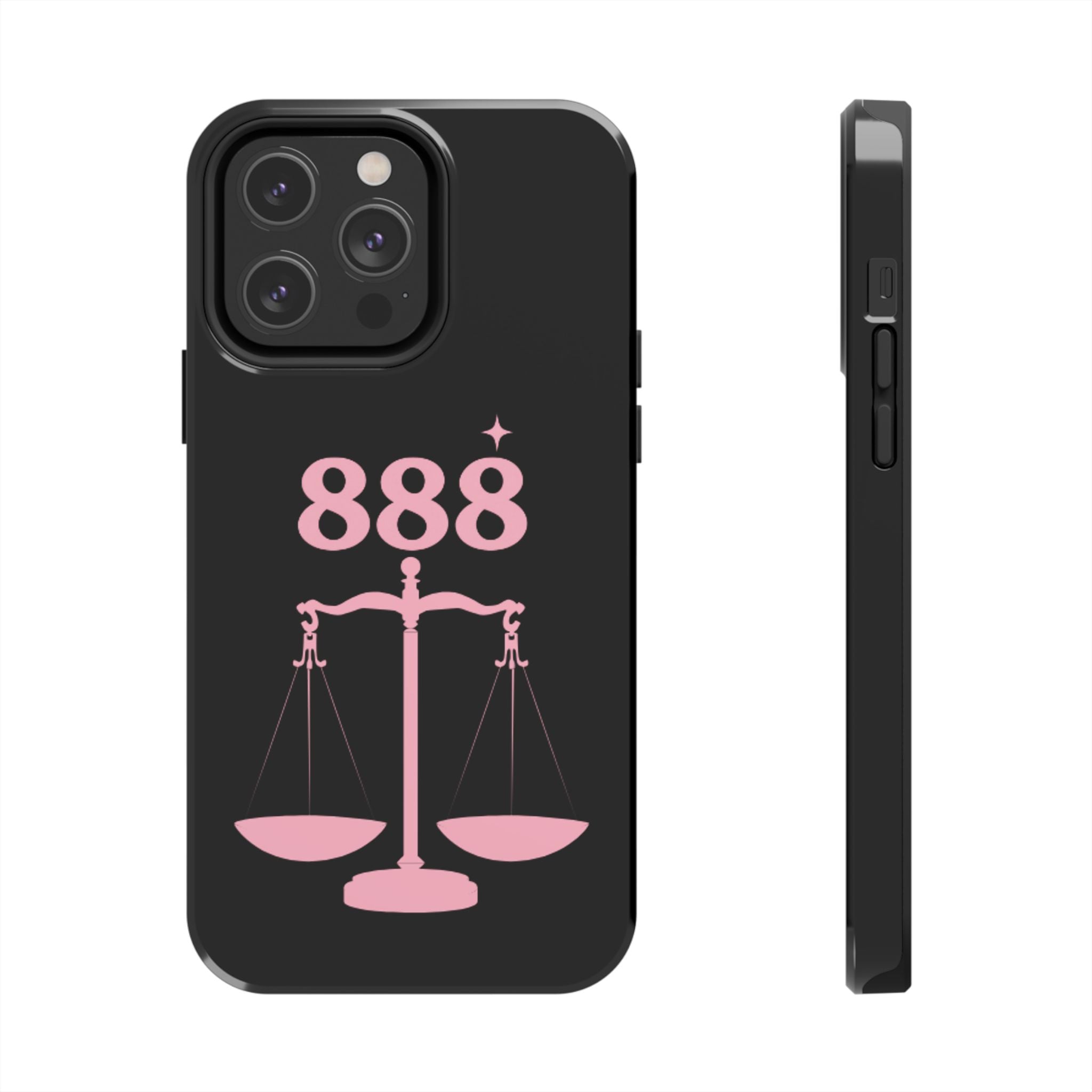 Black & Pink 888 Phone Case
