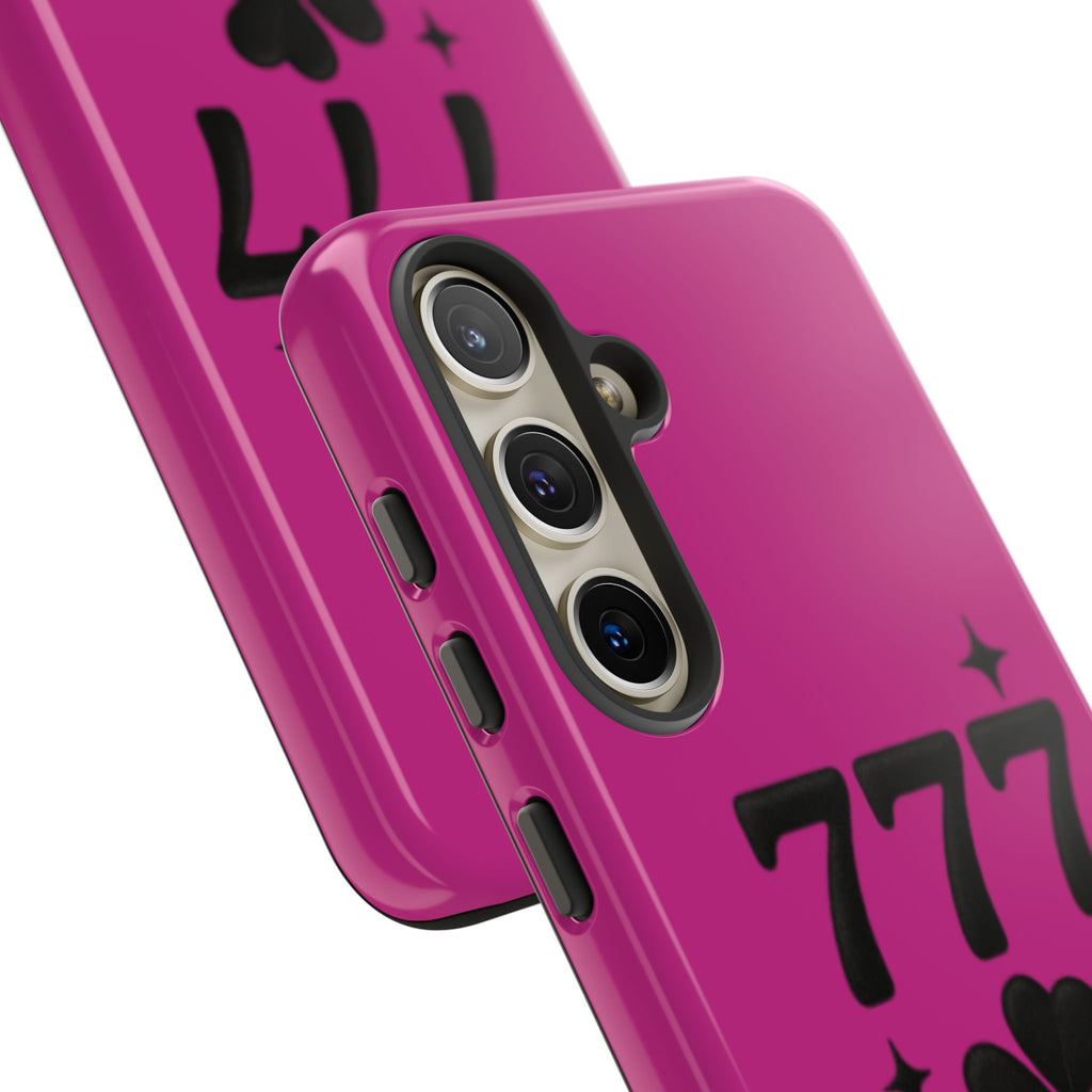Black & Pink 777 Luck Phone Case