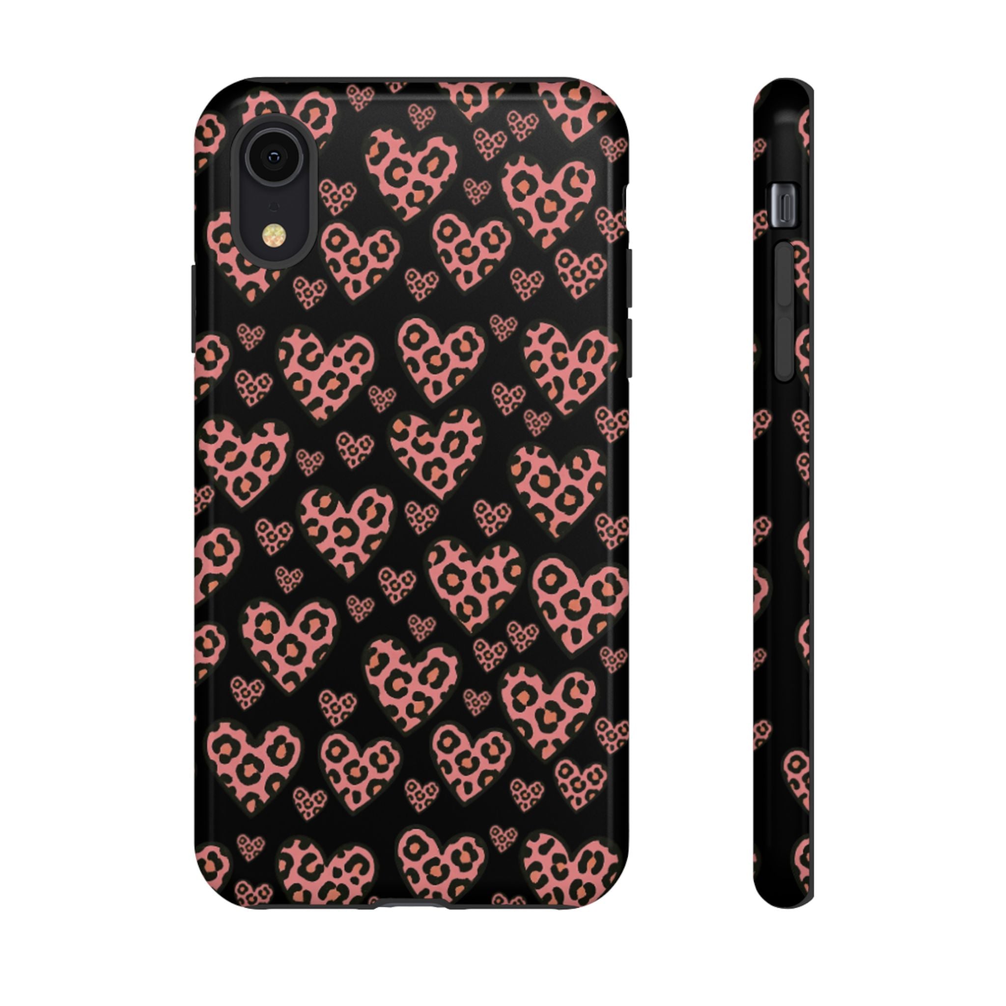Leopard Heart Phone Case