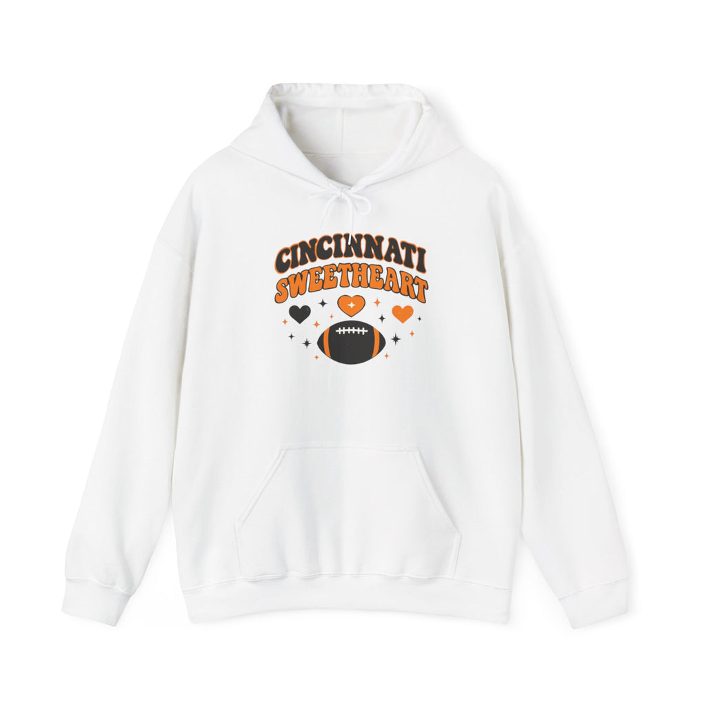 Cincinnati Sweetheart Football Graphic Hooded Sweatshirt