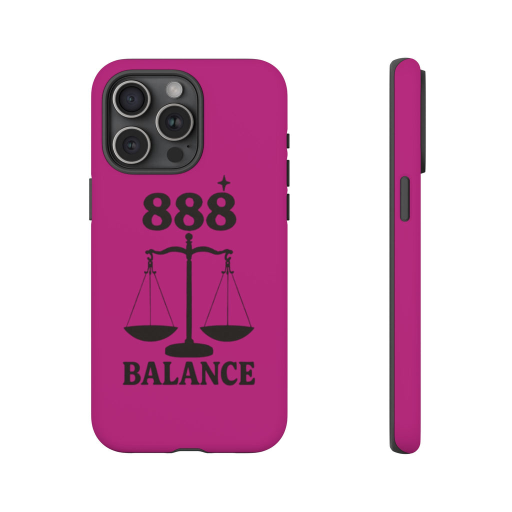 Black & Pink 888 Balance Phone Case