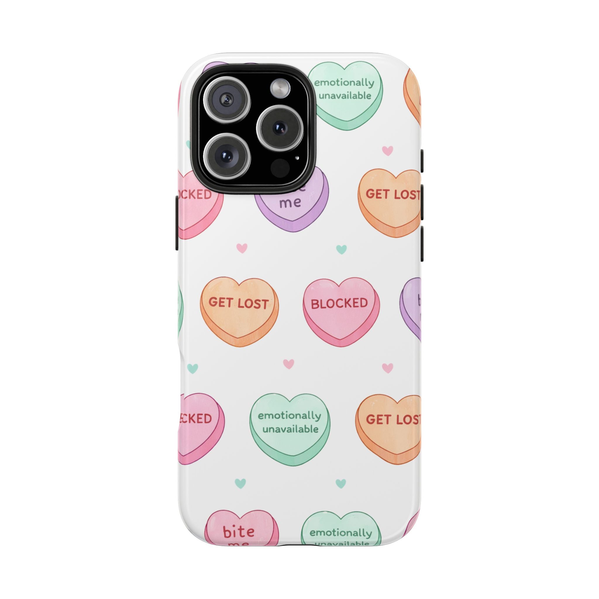 Candy Hearts Phone Case